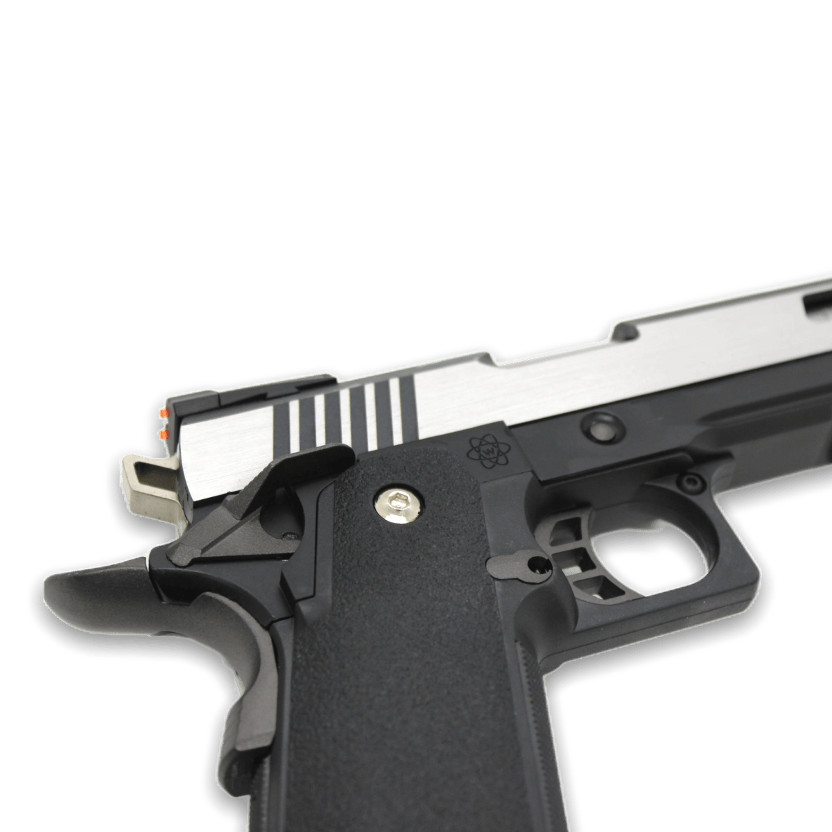 WE-Tech Hi-Capa 6" I-REX Competition Gas Blowback Gel Blaster, built for durability and smooth operation - Tactical Edge Hobbies