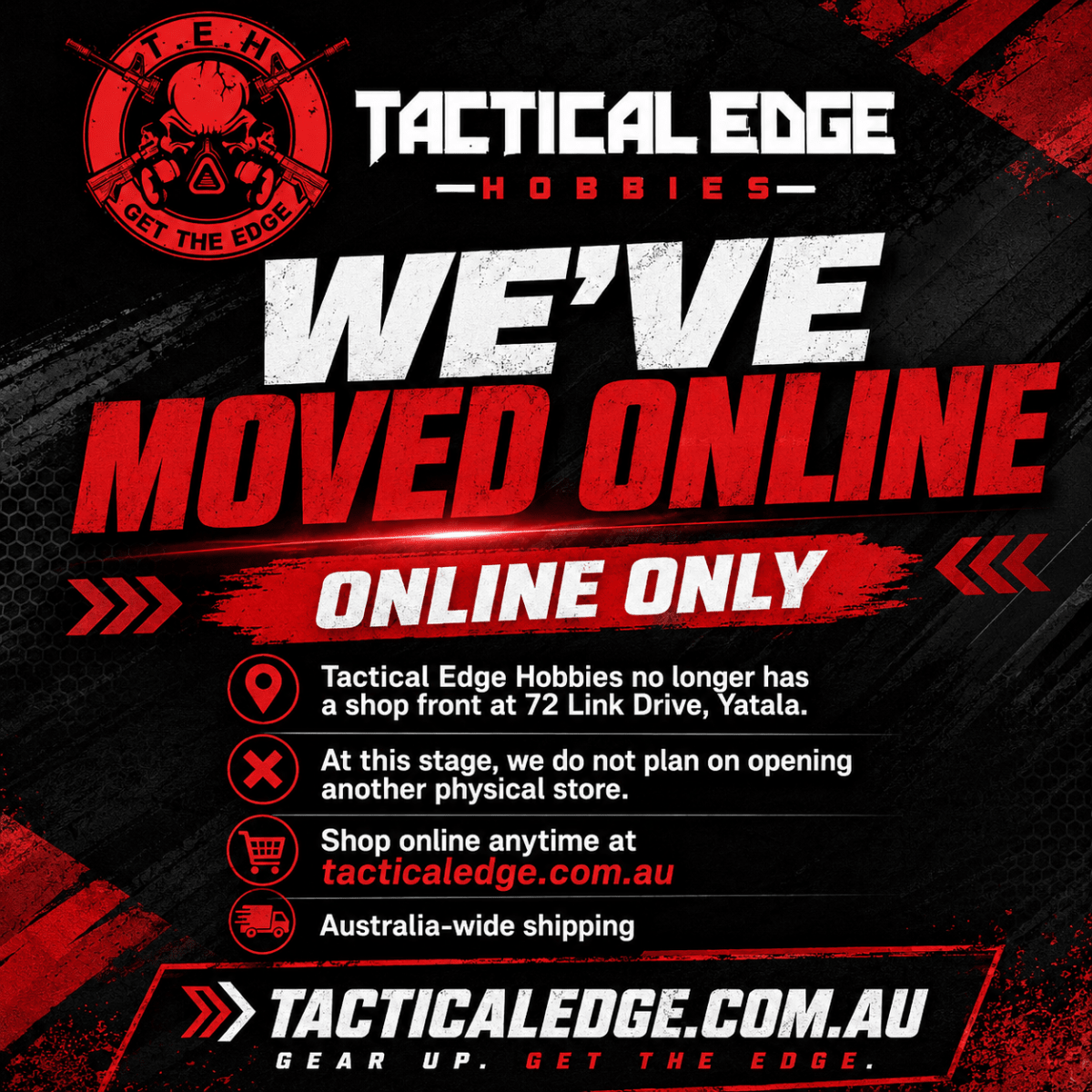We have moved online