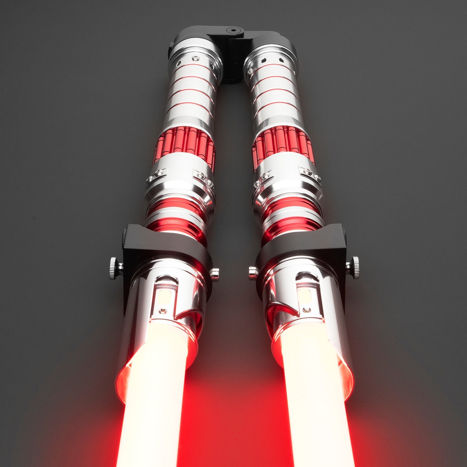 Red Double-Bladed Saber Custom Dark Rey - Battle Sabers