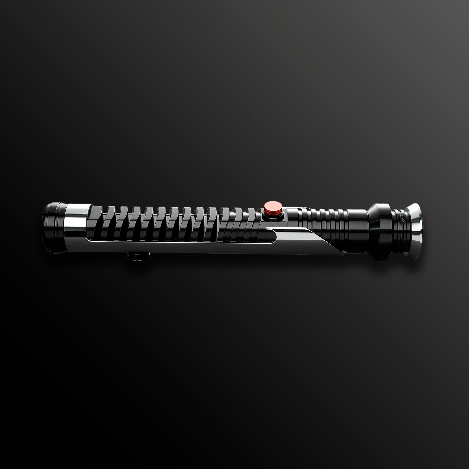 Custom Qui-Gon Jinn lightsaber with sleek metallic hilt – Battle Sabers