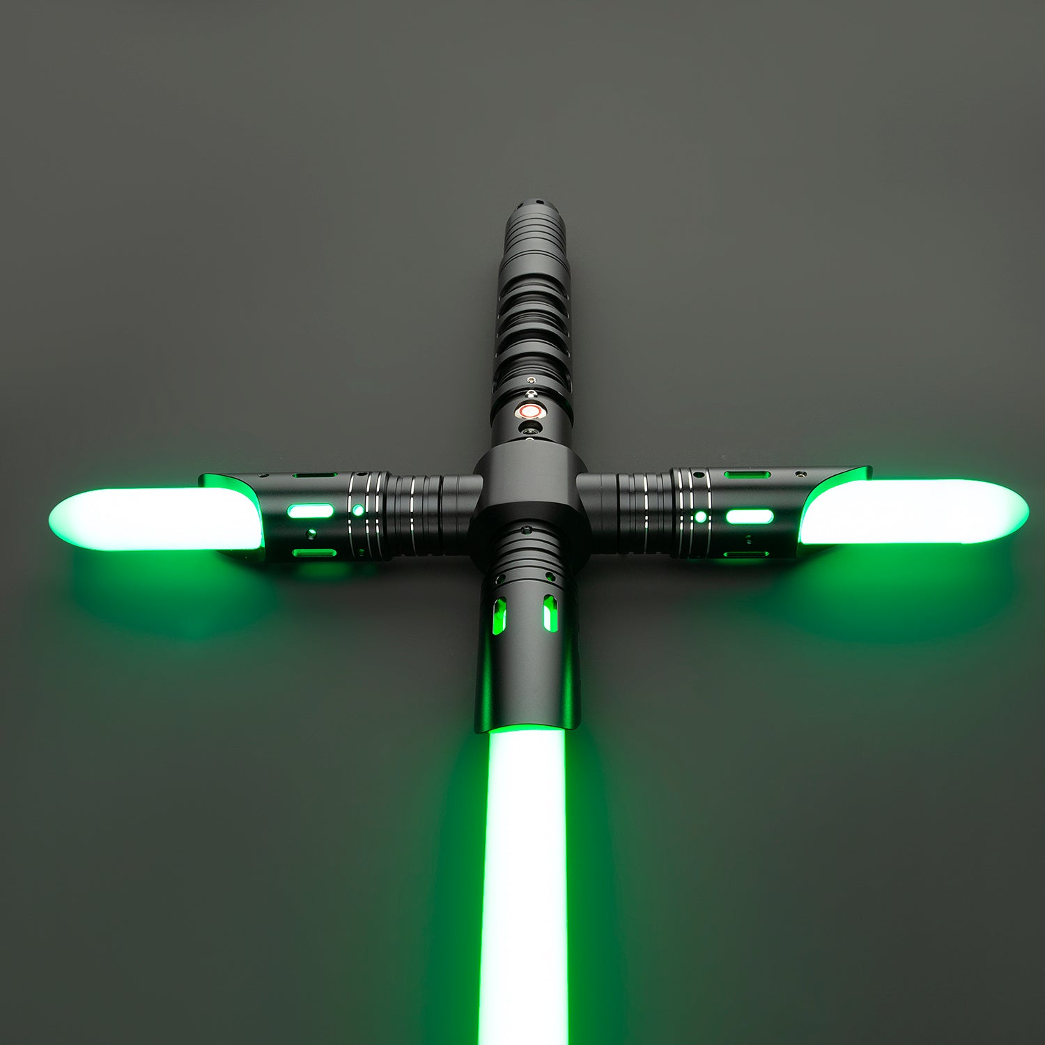 Close-up of Kriss Long Hilt Light Saber’s intricate hilt - Battle Sabers
