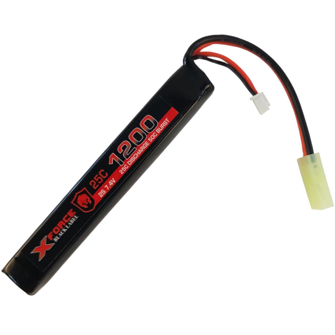 1200mah 7.4v LiPo Battery Mini Tamiya - Tactical Edge Hobbies