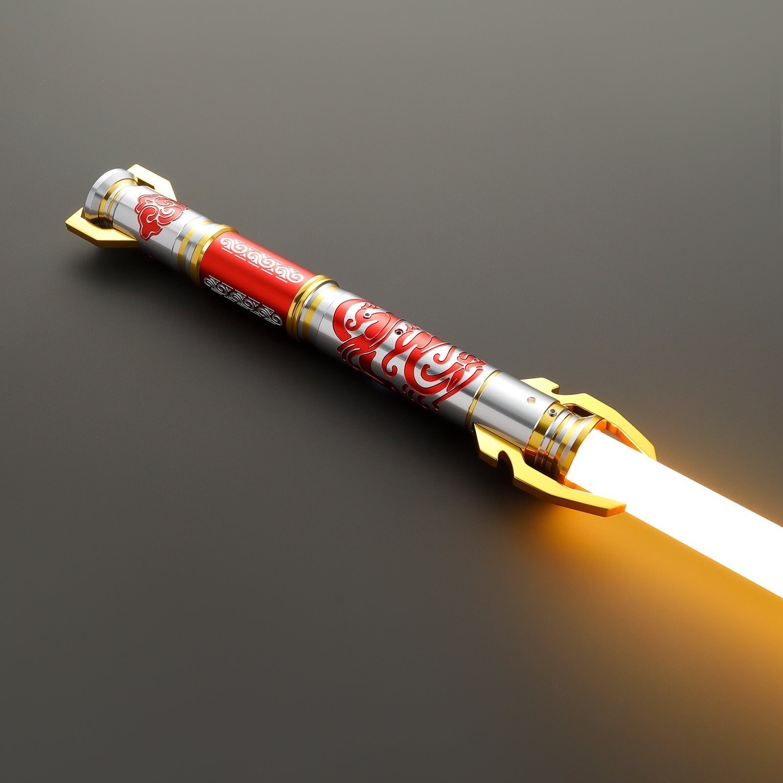 Nobushia Warrior-inspired lightsaber with glowing red edge – Battle Sabers