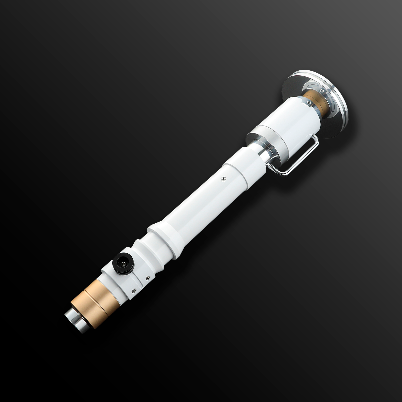 Professor Huyang V2 lightsaber with blue glowing blade – Battle Sabers