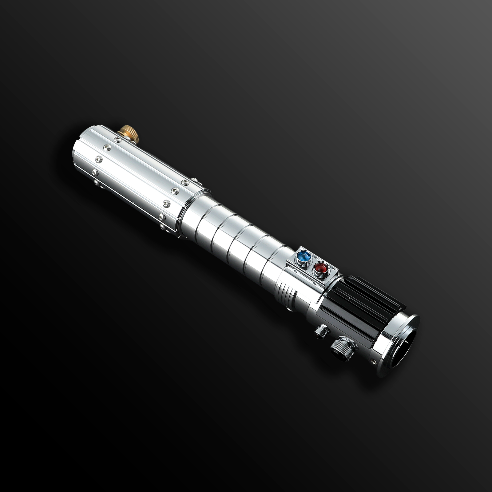 Mara Jade Skywalker lightsaber replica with vibrant red glow – Battle Sabers