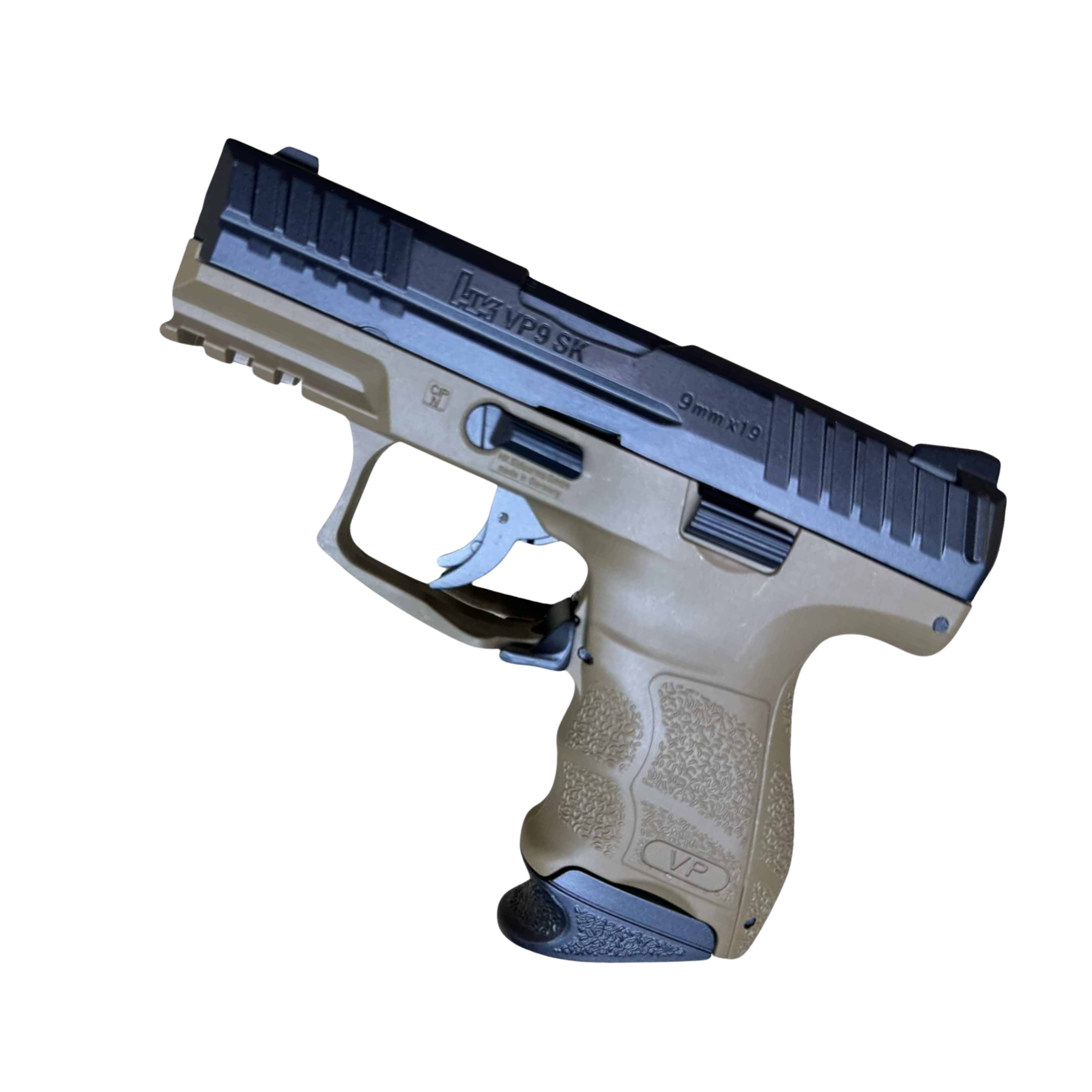 HK VP9 SK Metal Manual Gel Blaster - Tan/Black