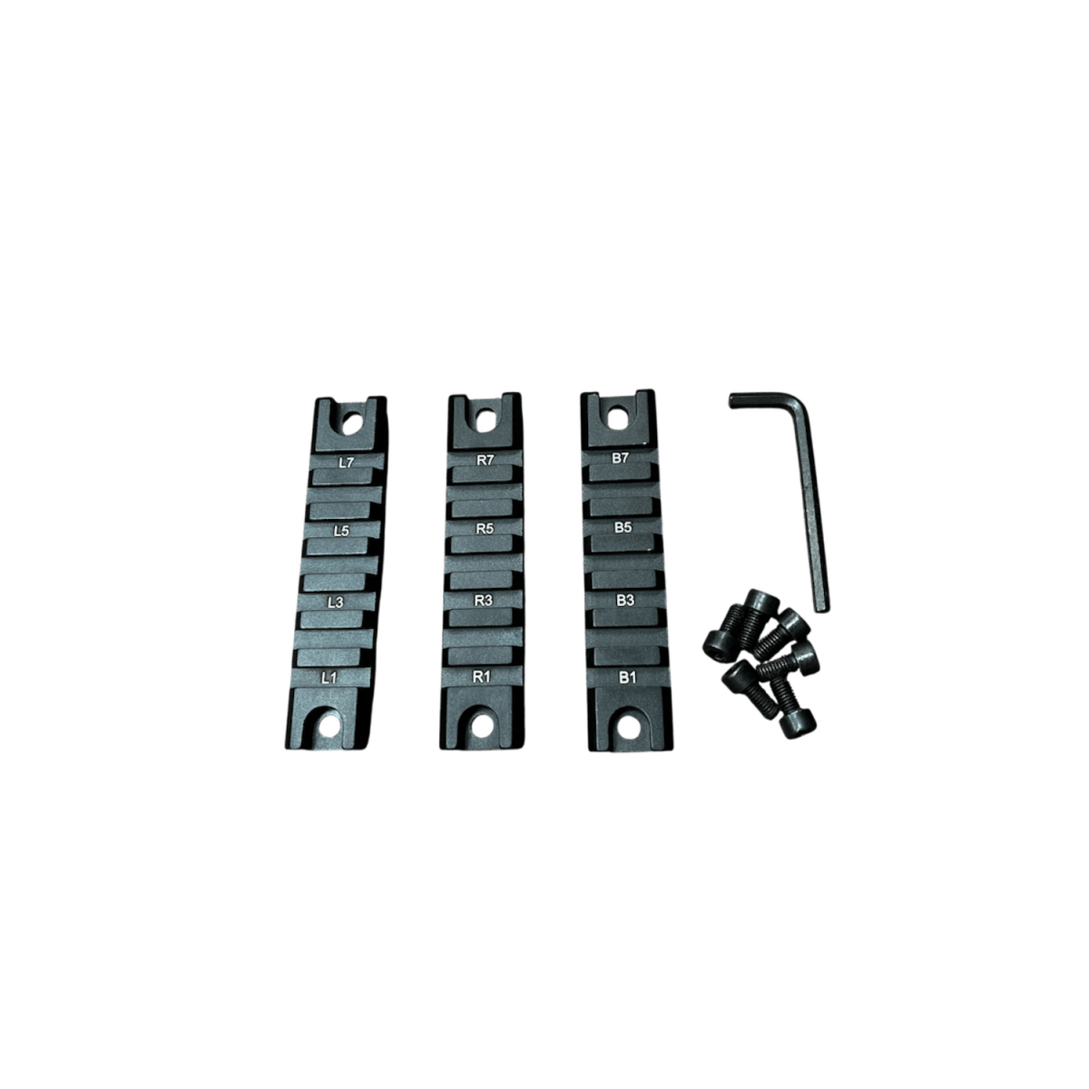 7 slot UMP rail set mounting accessory - Tactical Edge Hobbies