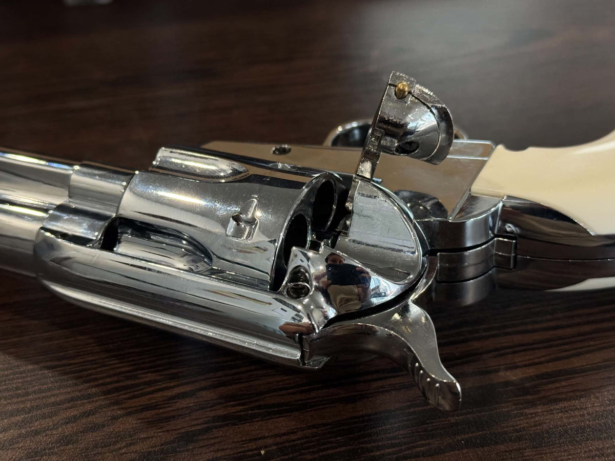 BONEYARD - Kele Colt 1873 Peacemaker Manual Metal Blaster – Silver