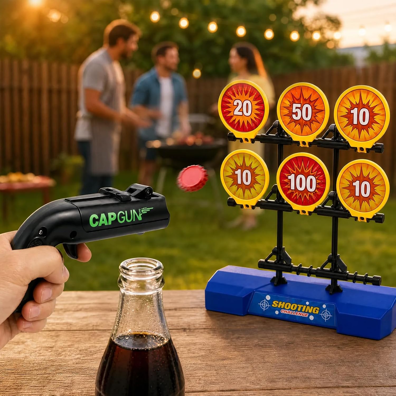 Cap Gun Bottle Opener - Black