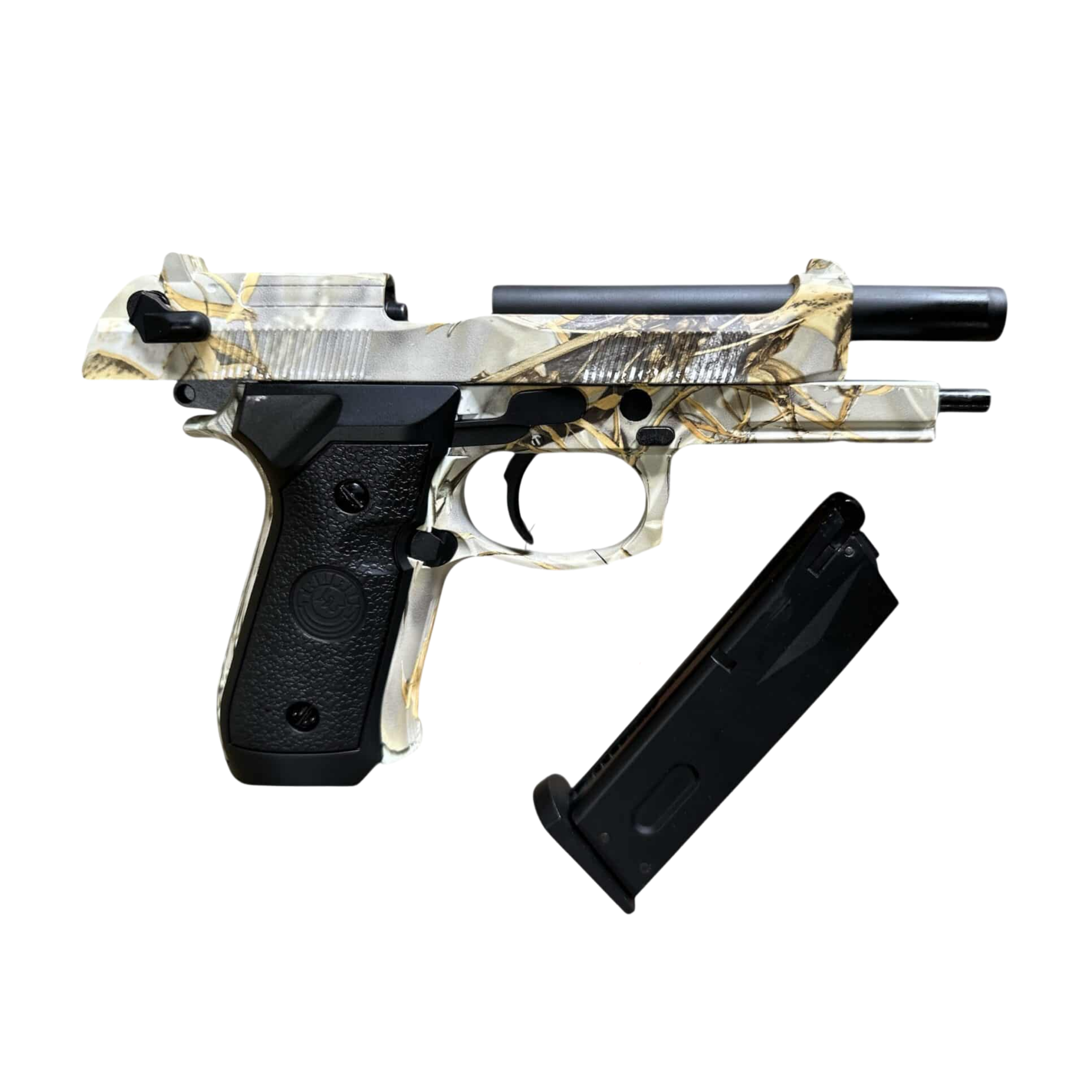 DOUBLE BELL Beretta M92 A1 M9 Gas Blow Back Gel Blaster - Jungle Camo