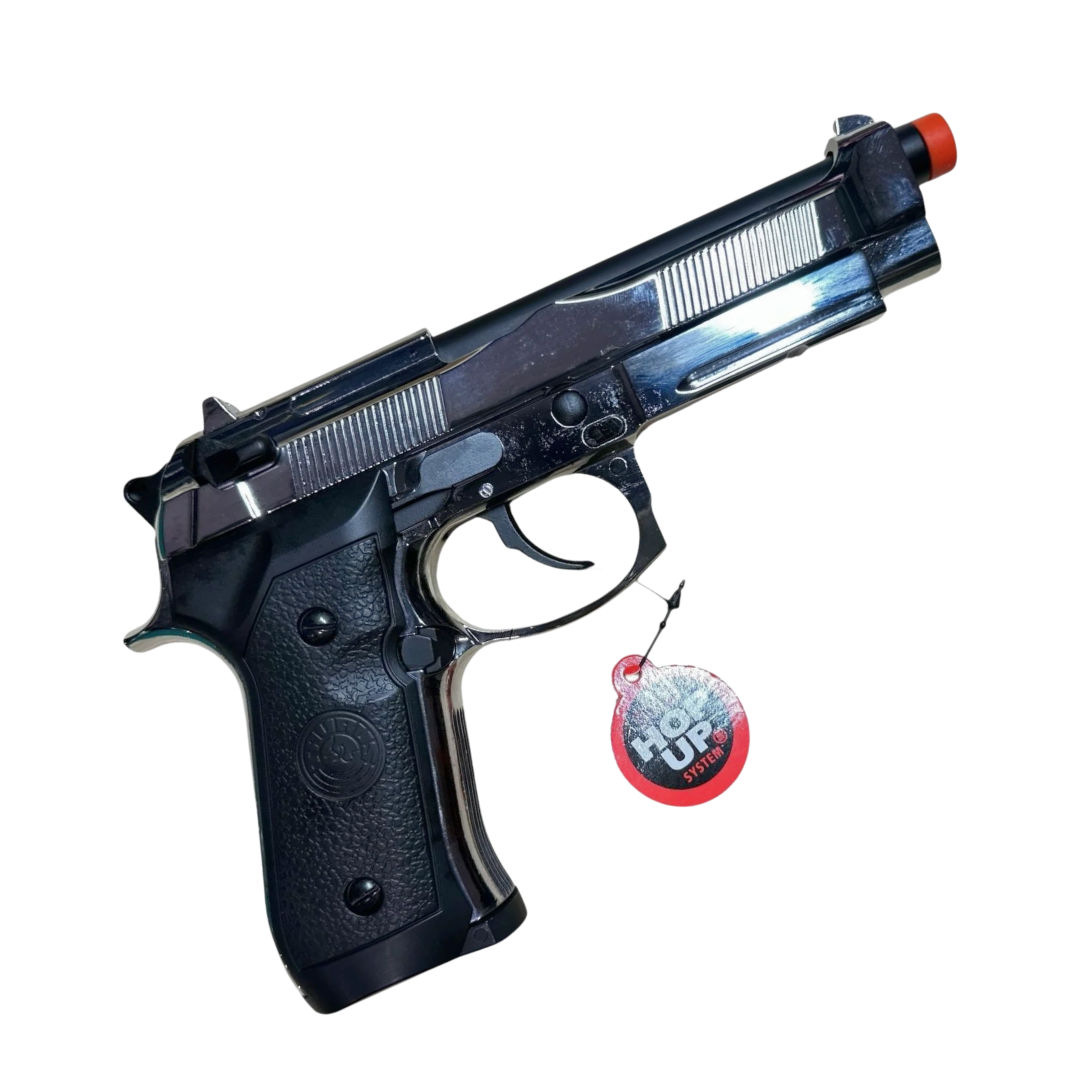 DOUBLE BELL Beretta M92 A1 M9 Gas Blow Back Gel Blaster - Silver Chrome