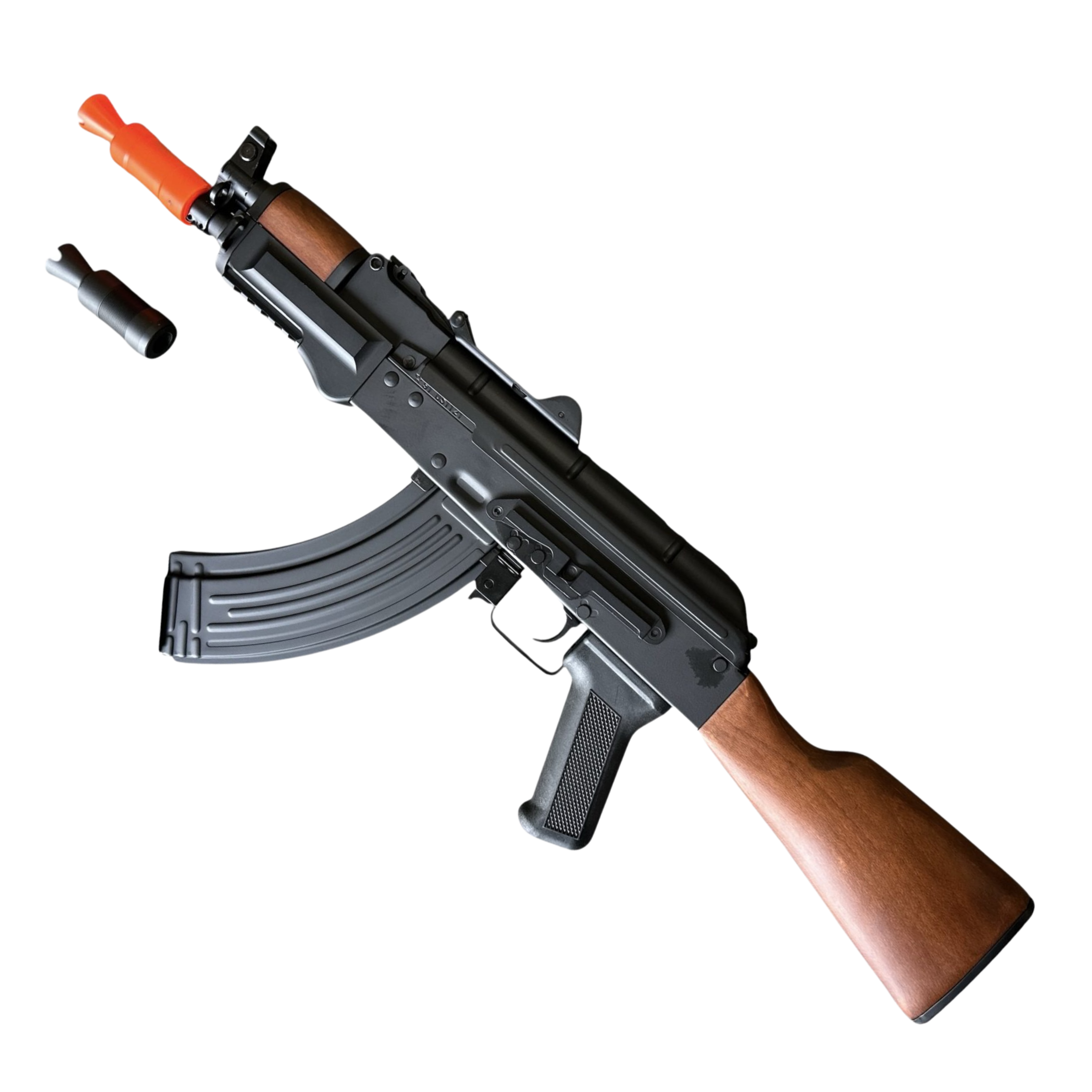 Double Bell AK 024 “AK-74U” Full Metal and Wood With CNC Tactical AEG Gel Blaster