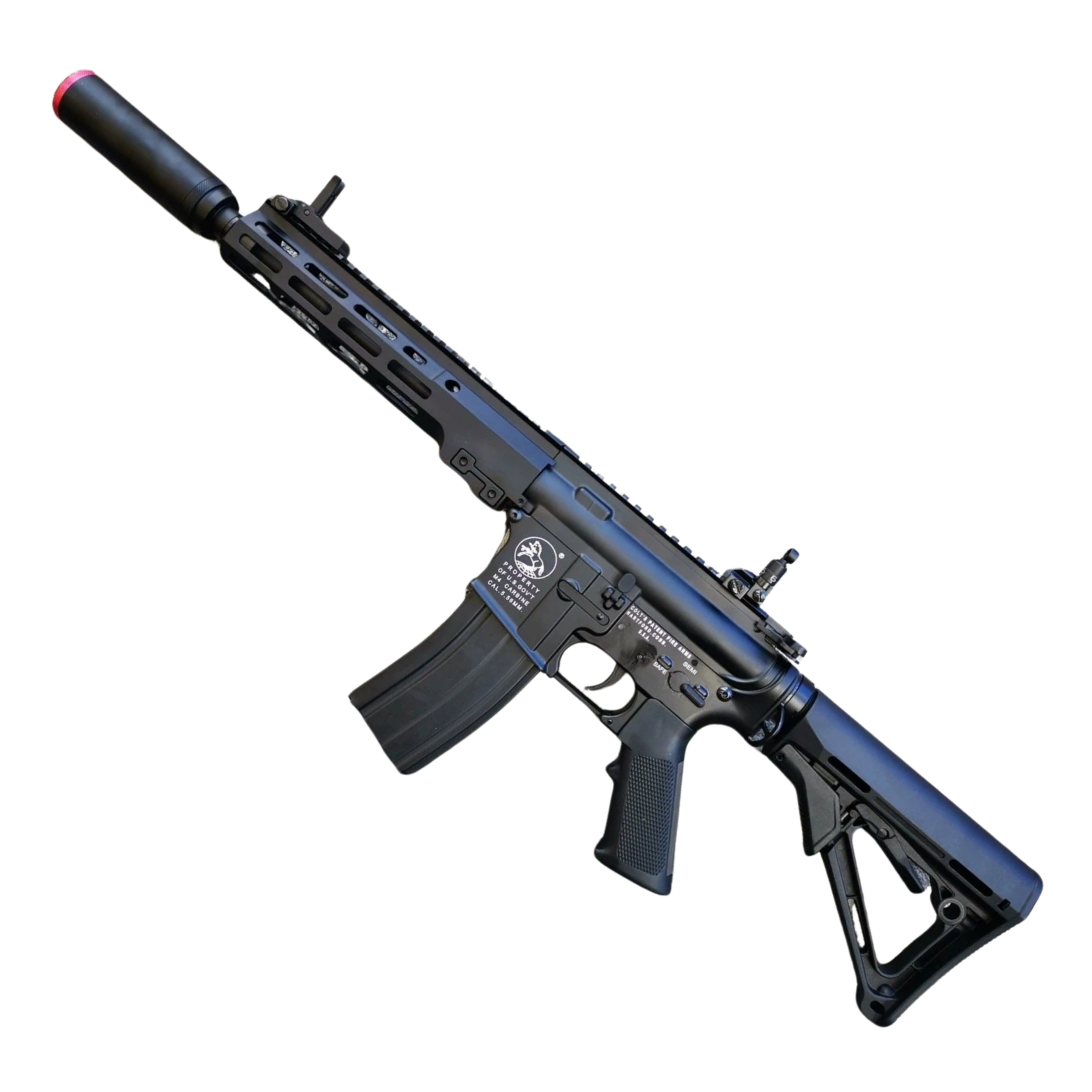 Double Bell MK16 AEG Gel Blaster - Black