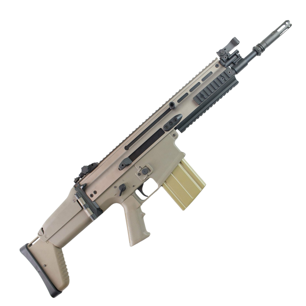 Double Bell SCAR-H Standard / Mk17 Metal AEG Gel Blaster - Tan