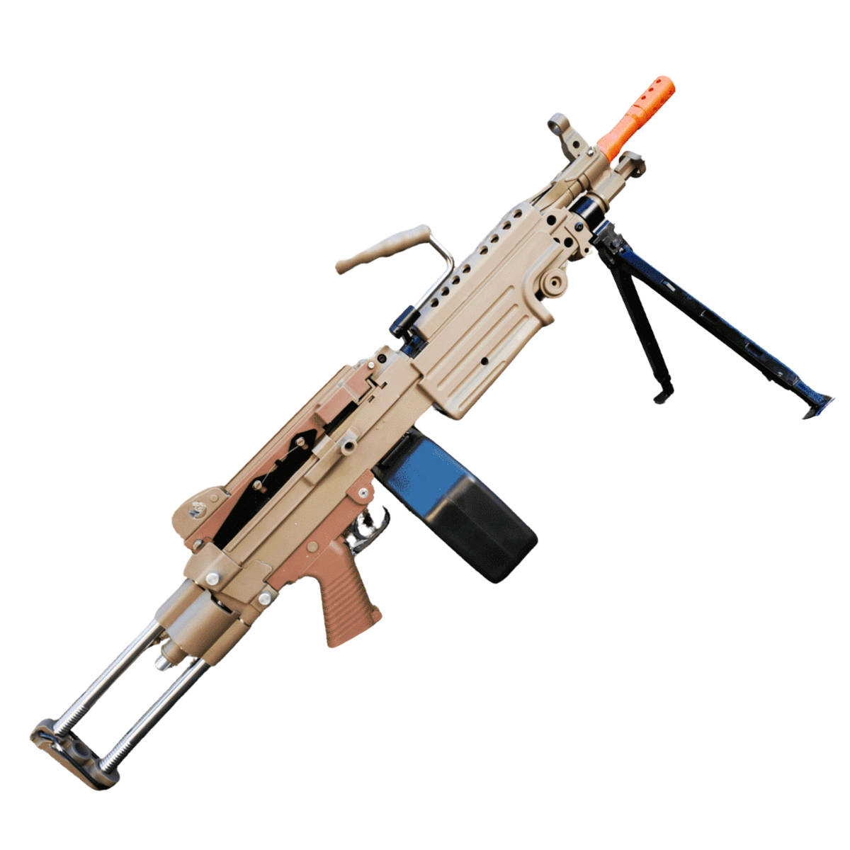 Fire Cow M249 Para Light Machine Gel Blaster - Tan