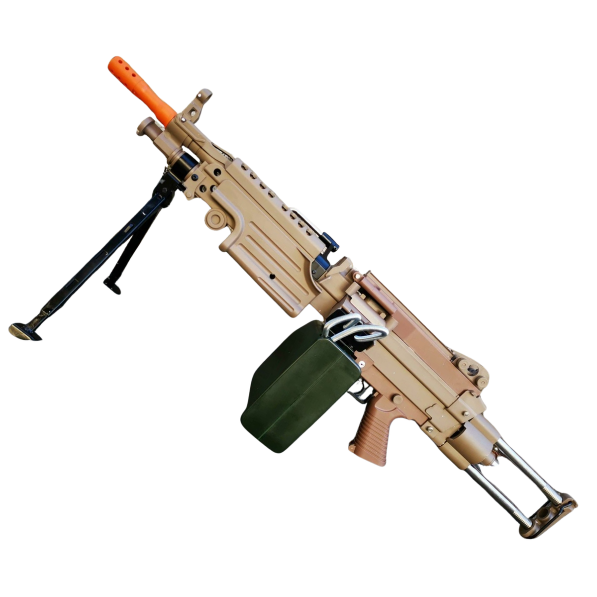 Fire Cow M249 Para Light Machine Gel Blaster - Tan