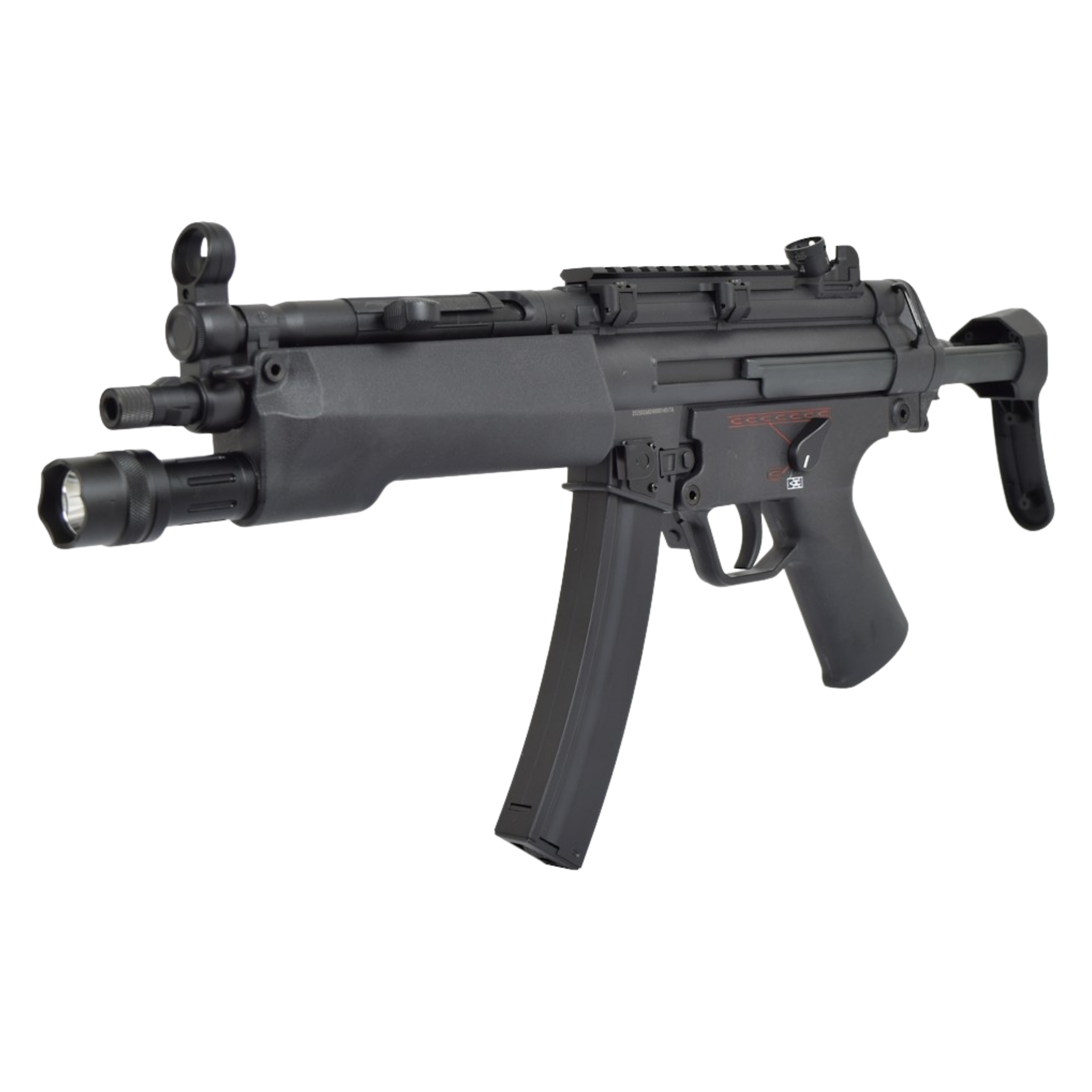 Golden Eagle MP5 S.W.A.T. Tactical SMG Gel Blaster - Flashlight