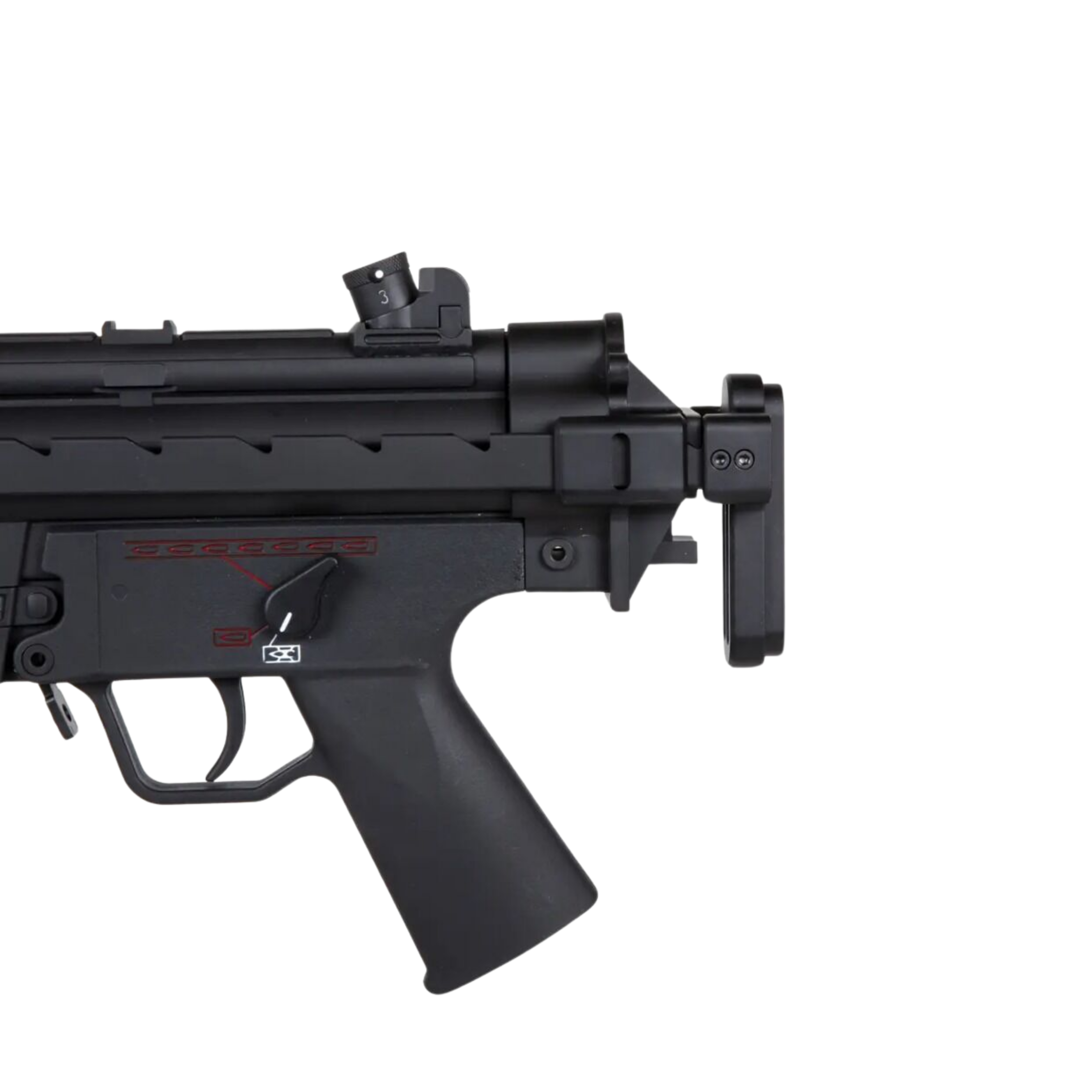 Golden Eagle MP5 M-LOK SMG Gel Blaster with CNC Retractable Stock