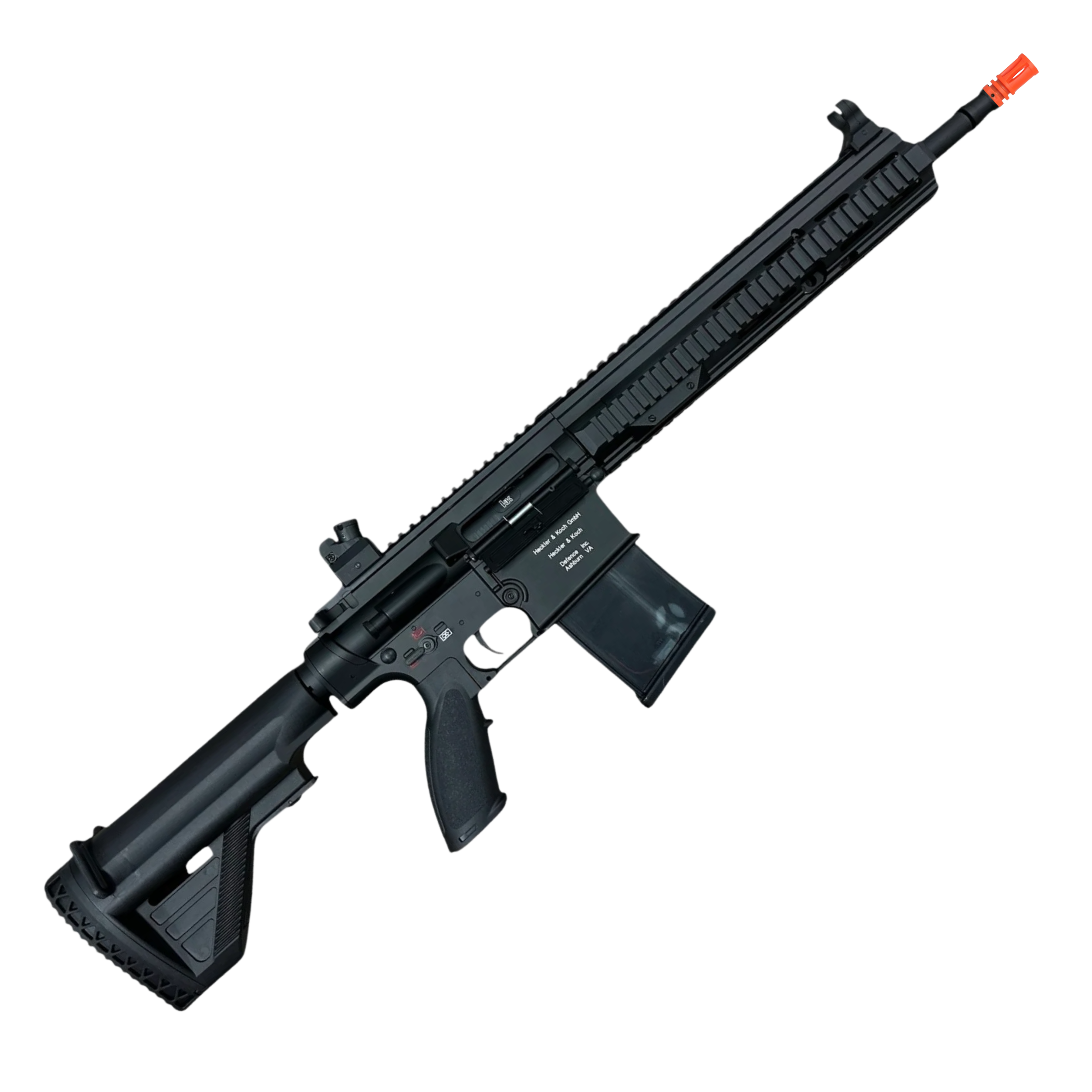 Golden Eagle HK417D Gel Blaster AEG Rifle w/12” Handguard - Black