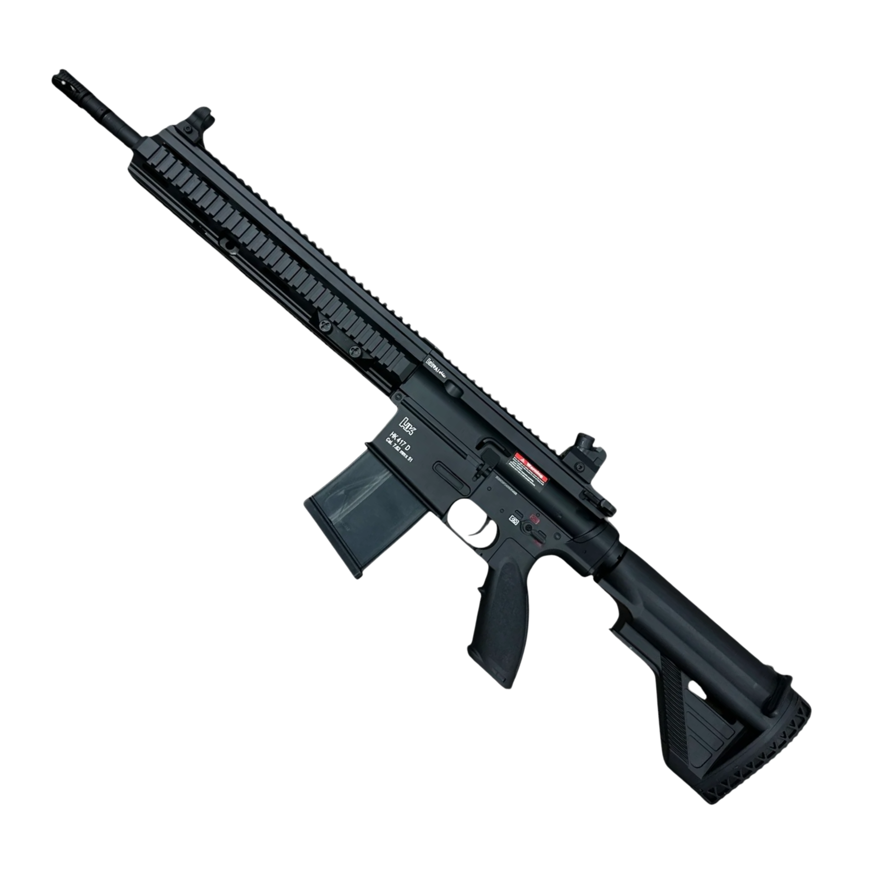 Golden Eagle HK417D Gel Blaster AEG Rifle w/12” Handguard - Black