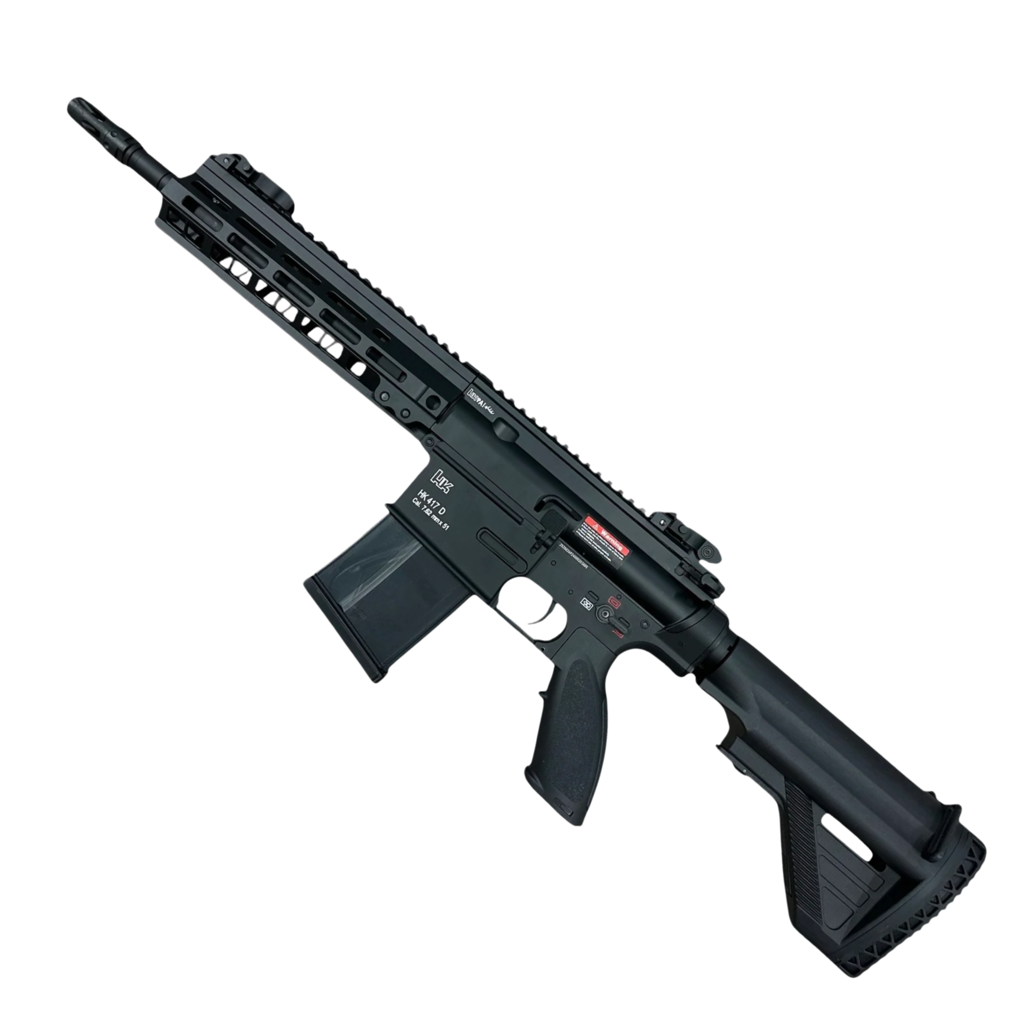 Golden Eagle HK417D Gel Blaster AEG Rifle w/9” Handguard - Black
