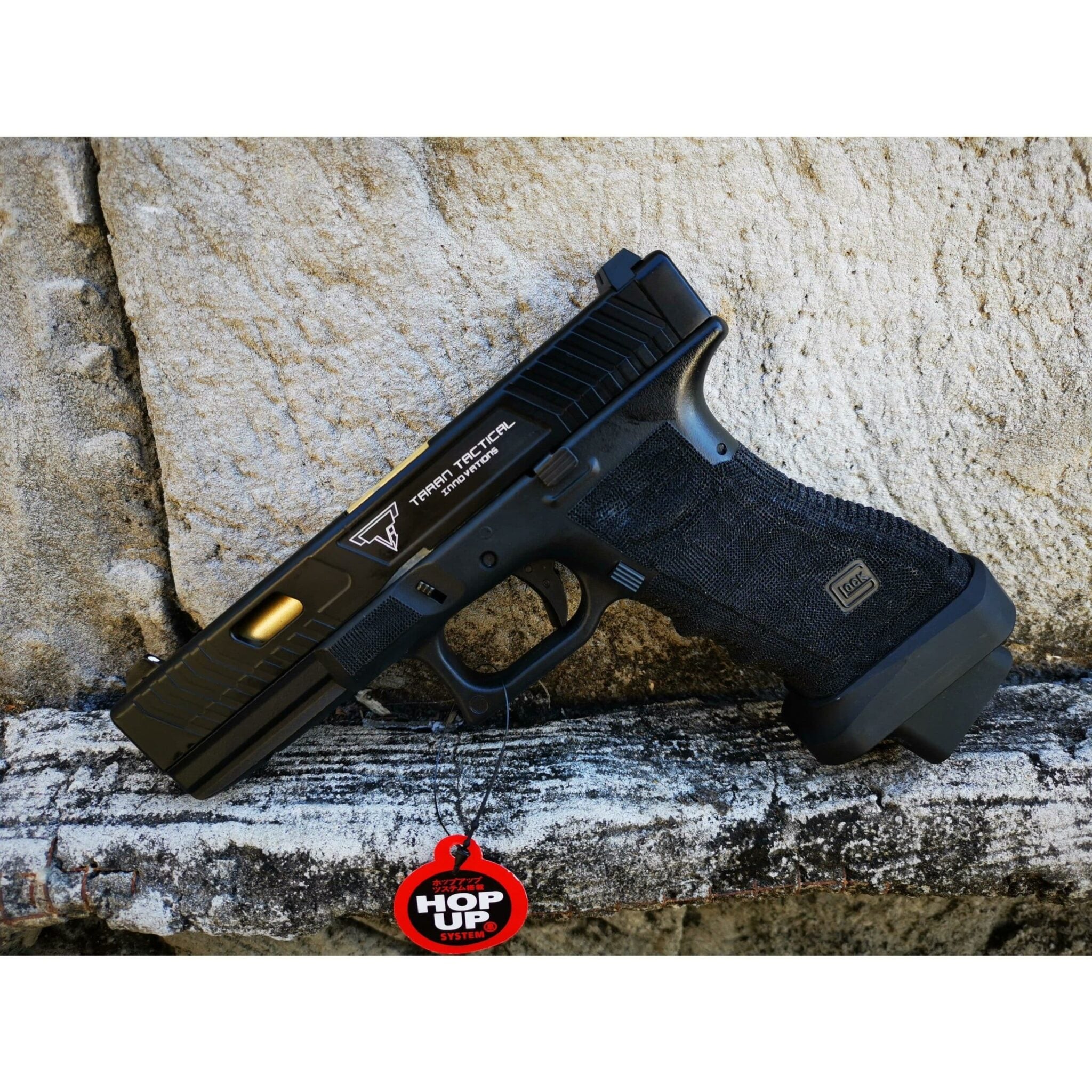 Double Bell TTI G-Series 17 Combat Master Gas Blow Back Gel Blaster with JW Continental Box