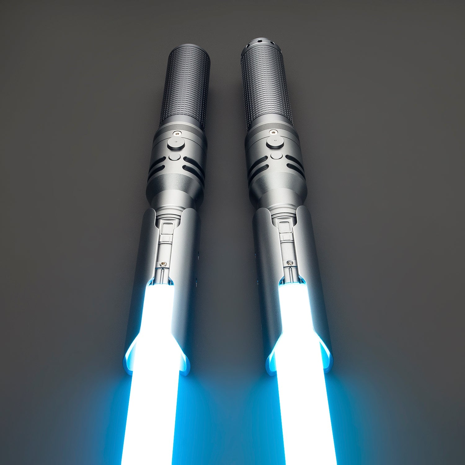 Kal Kestis blue lightsaber with sleek design and glowing blade – Battle Sabers