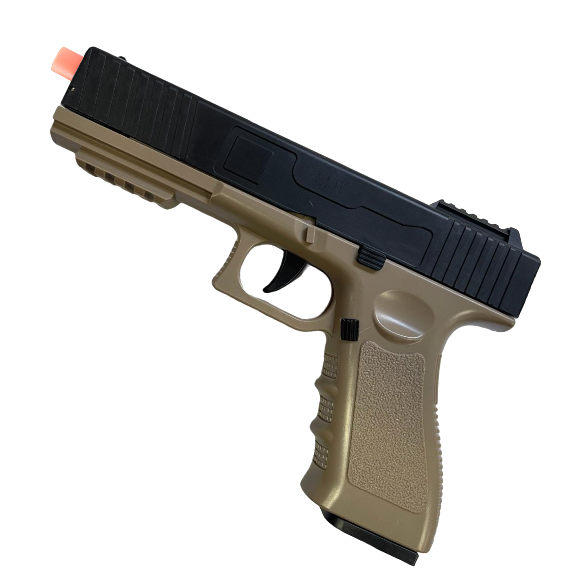 Kids Mag Fed Dart Pistol - Tan/Black - Tactical Edge Hobbies