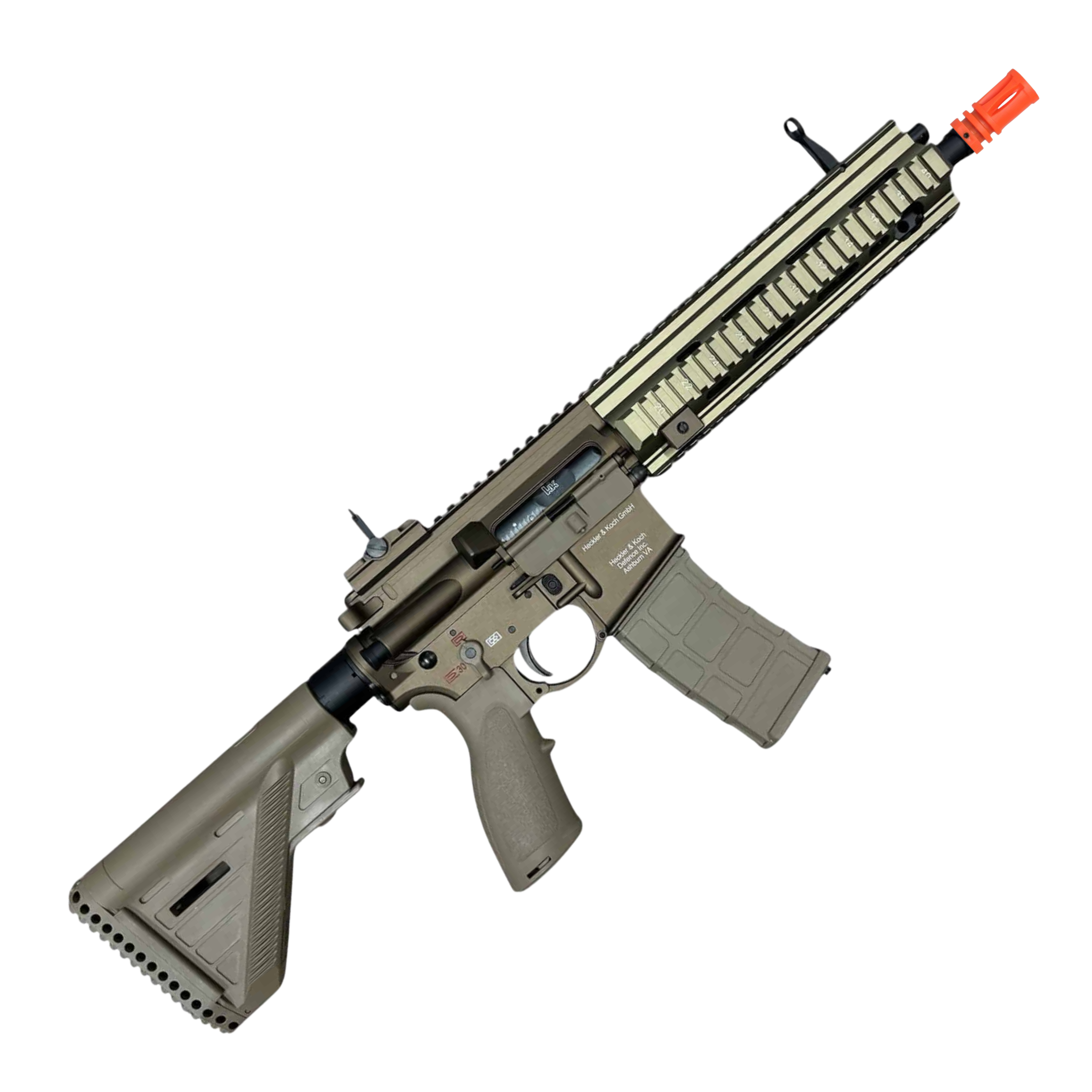 Golden Eagle HK416A5 Gas Blowback (GBBR) Gel Blaster Rifle - Tan