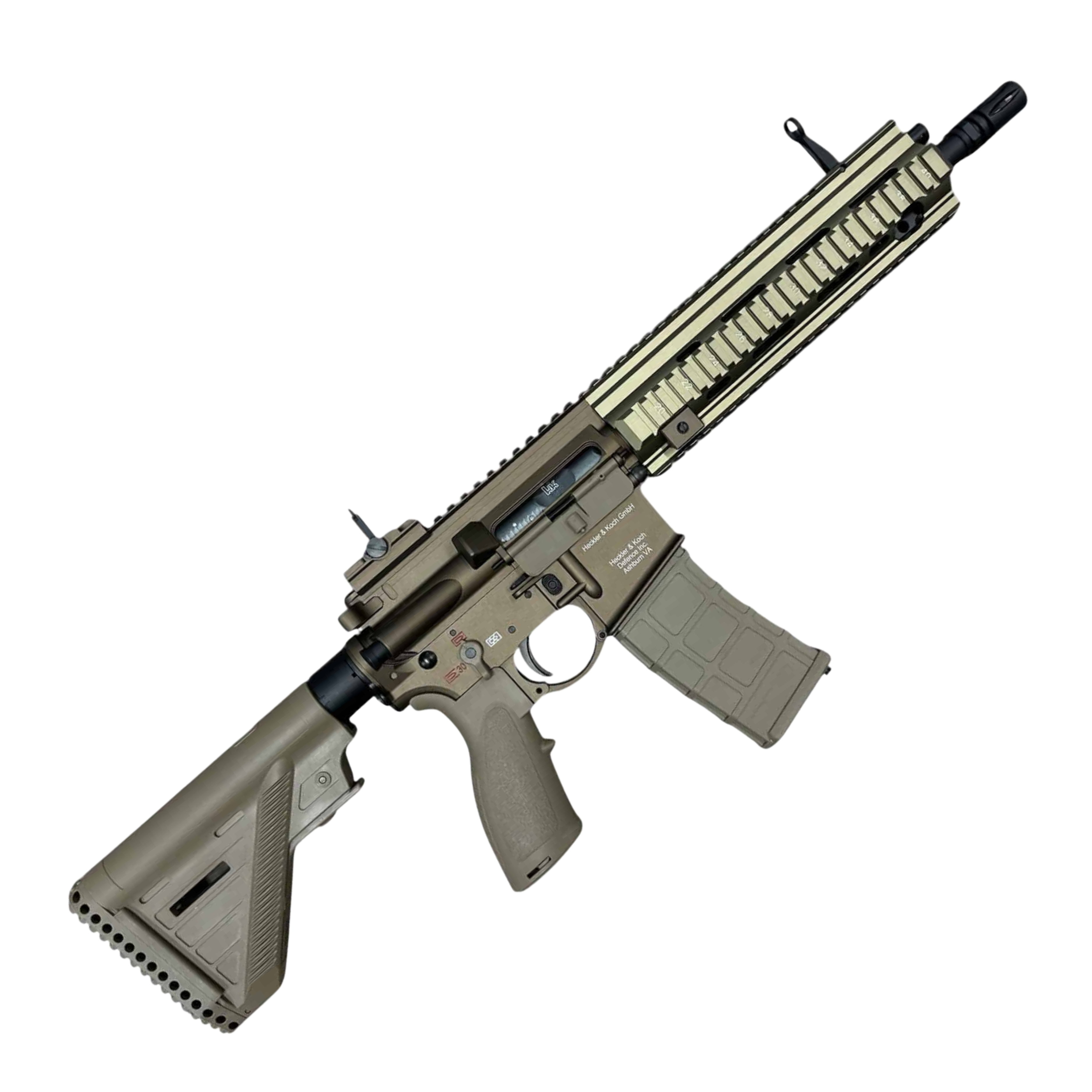 Golden Eagle HK416A5 Gas Blowback (GBBR) Gel Blaster Rifle - Tan