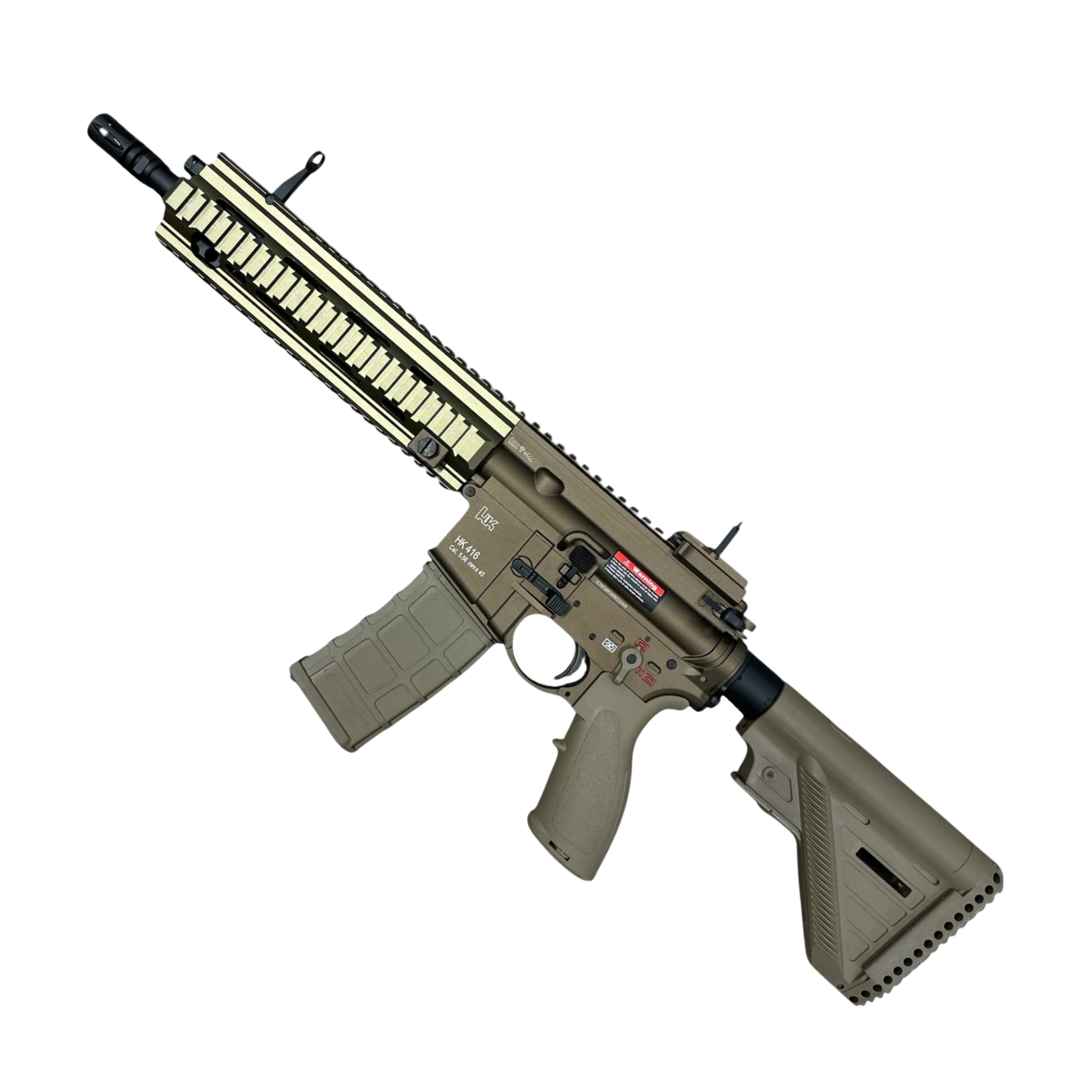 Golden Eagle HK416A5 Gas Blowback (GBBR) Gel Blaster Rifle - Tan