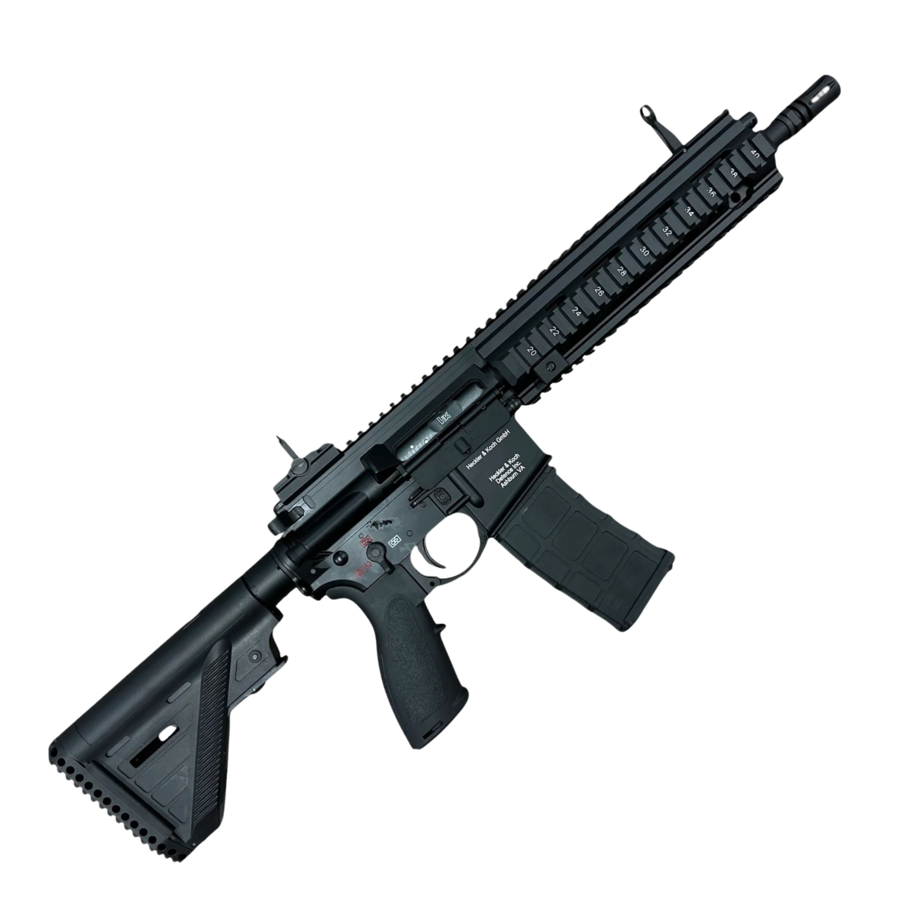 Golden Eagle HK416A5 Gas Blowback (GBBR) Gel Blaster Rifle - Black