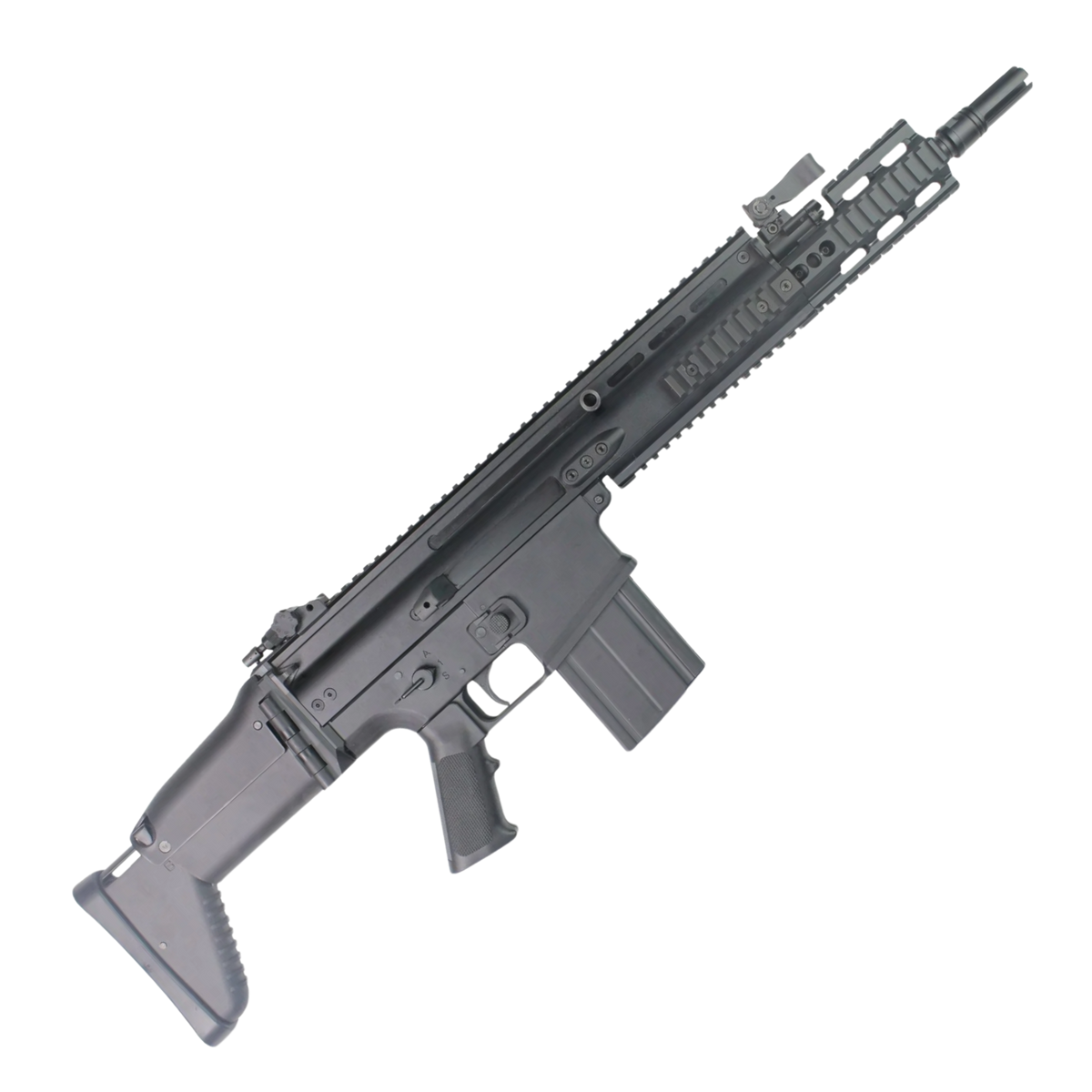 Double Bell SCAR-H AEG MREX Metal Gel Blaster - Black