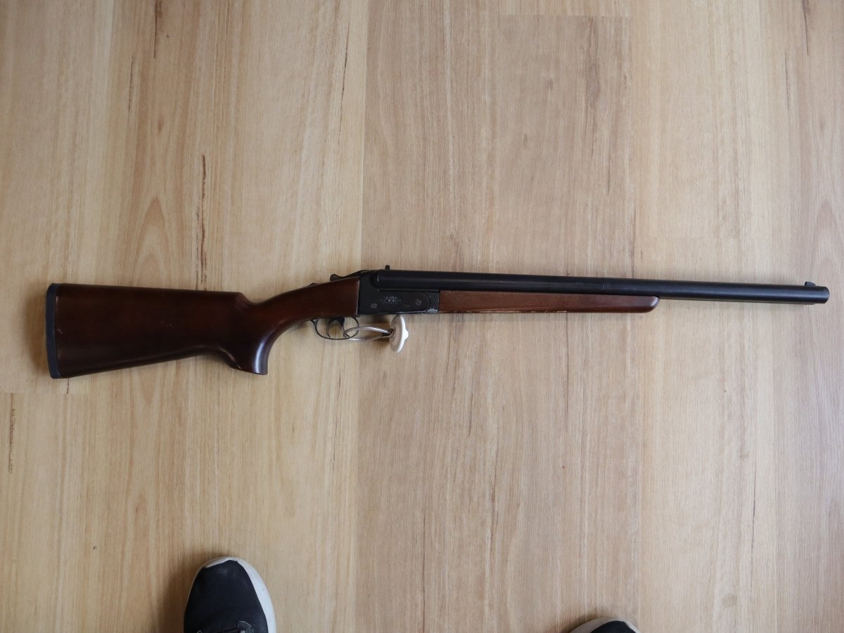 Boneyard -  HWASAN 0521 Real Wood Double Barrel Gas Gel Blaster