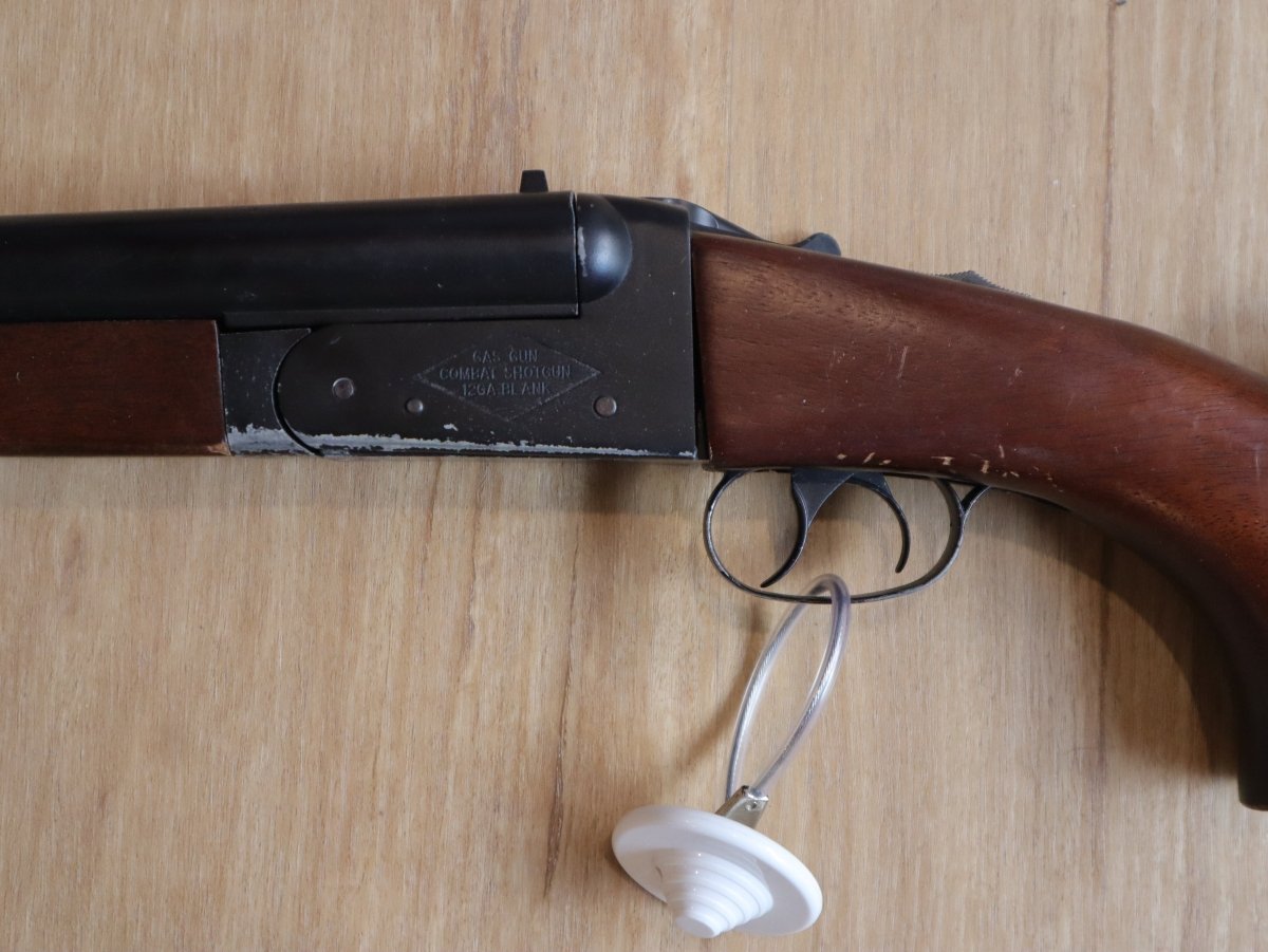 Boneyard -  HWASAN 0521 Real Wood Double Barrel Gas Gel Blaster