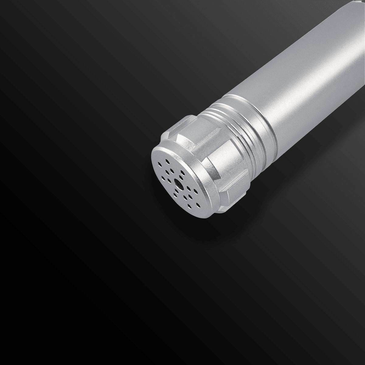 LED blade of the Caldoth Light Saber in dark setting - Tactical Edge Hobbies