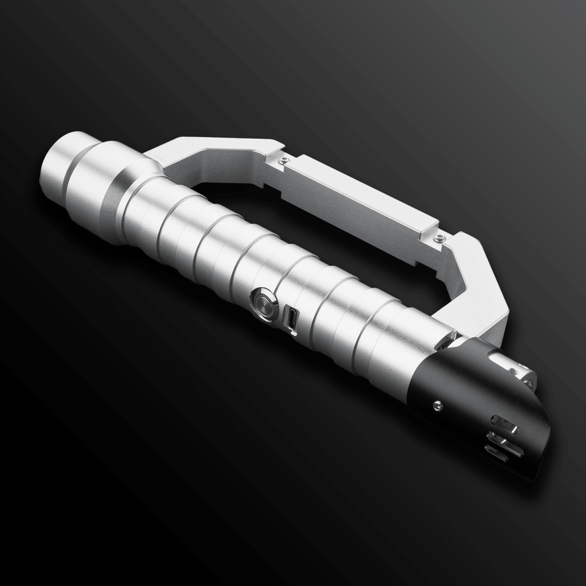 Close-up of Cutlass Light Saber’s detailed hilt - Battle Sabers