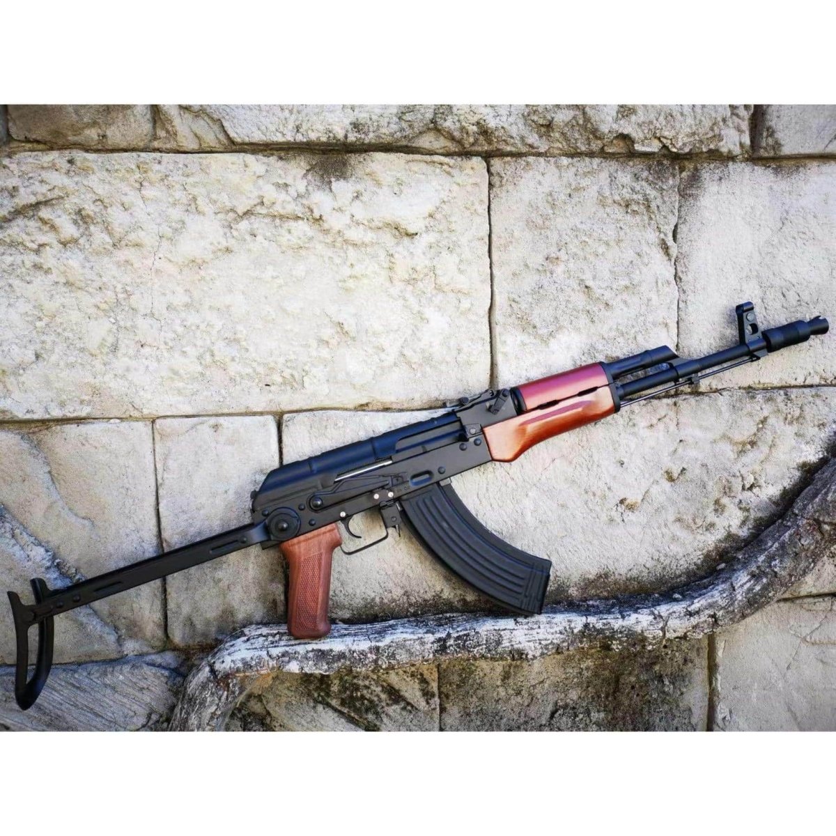 Double Bell 010A AKMS AEG Gel Blaster Real Wood Design - Tactical Edge Hobbies