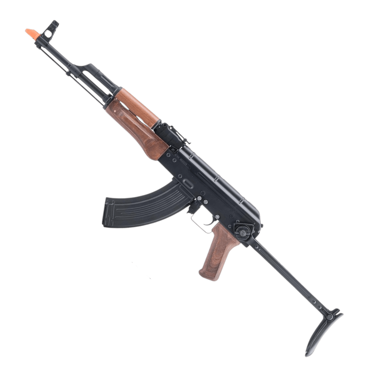 AKMS AEG Gel Blaster with Real Wood Handguard Double Bell 010A - Tactical Edge Hobbies