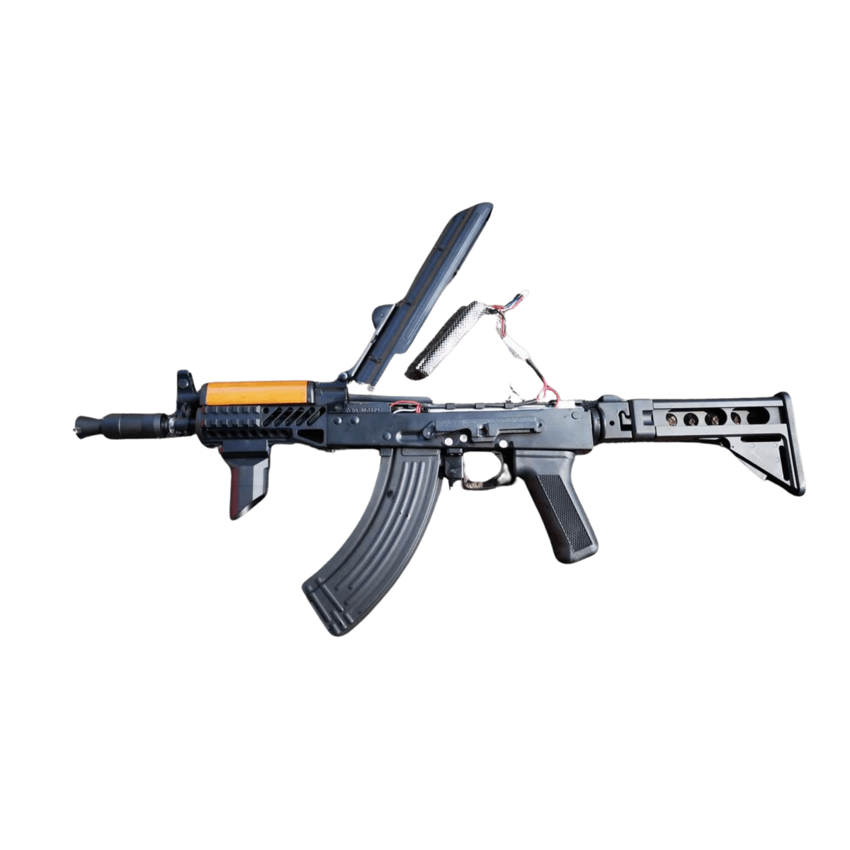 CNC Double Bell AK74U real wood AEG gel blaster - Tactical Edge Hobbies