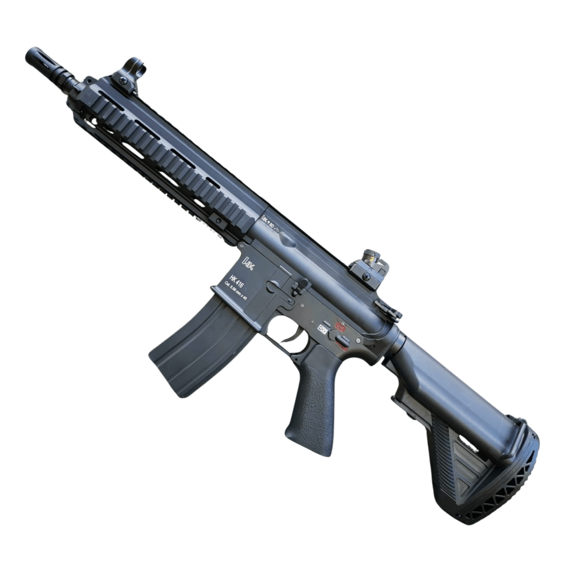 Double Bell HK416D Engraved Metal Gel Blaster - Black