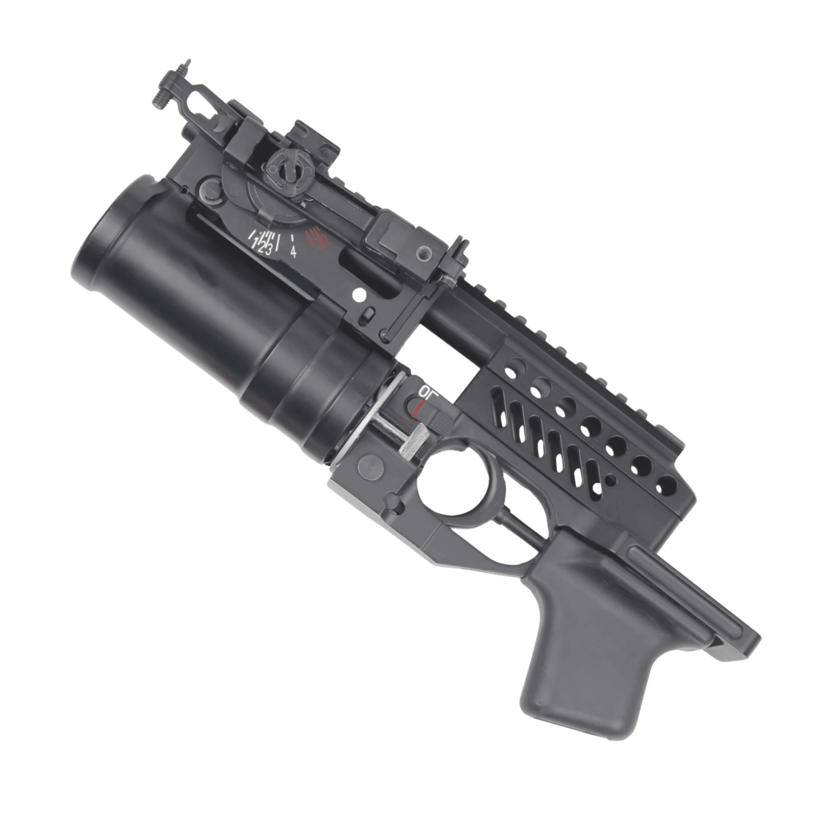 Double Bell K-55A GP-25 Metal Grenade Launcher Gas Powered Gel Blaster