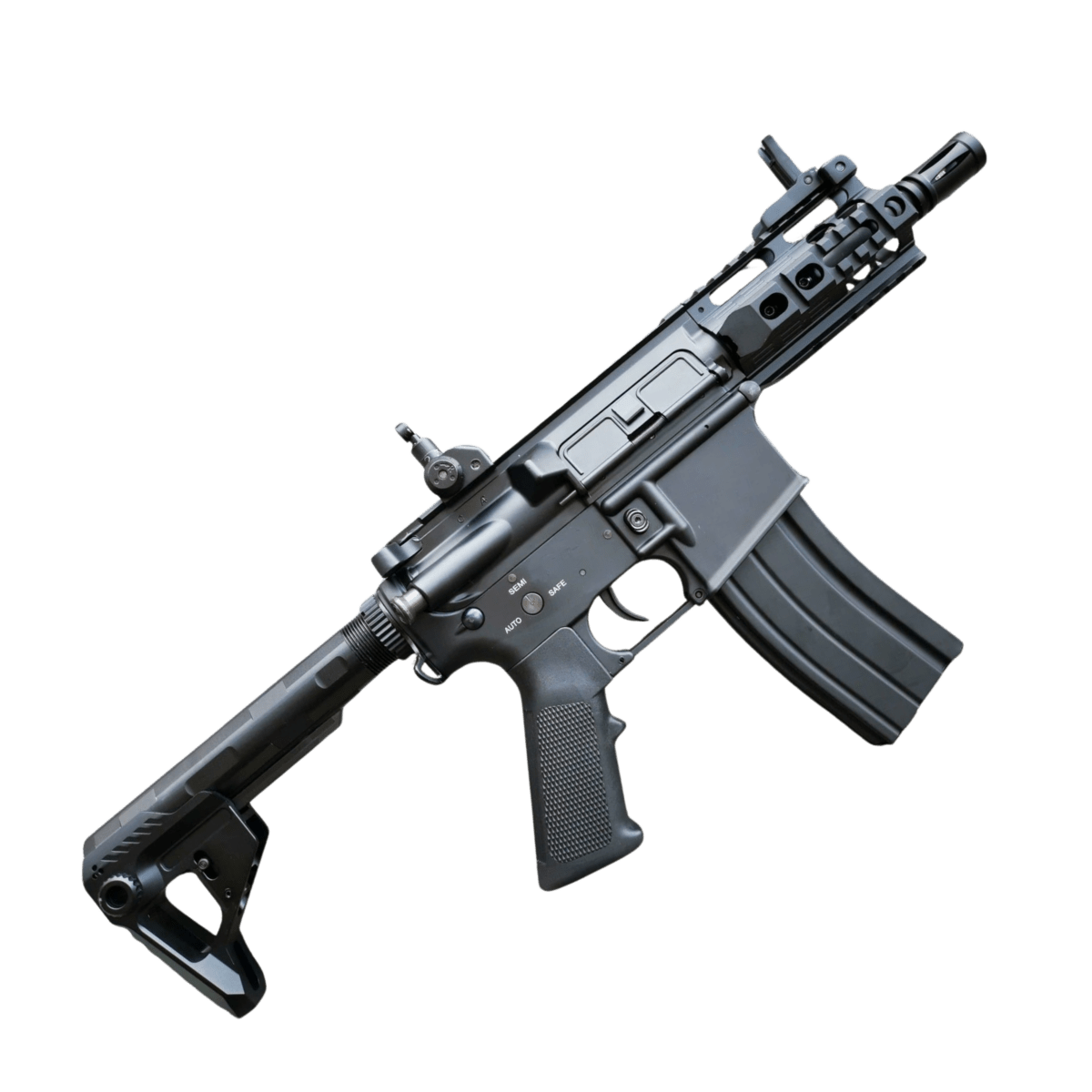 Double Bell M4 Pistol AEG Metal Gel Blaster - Black