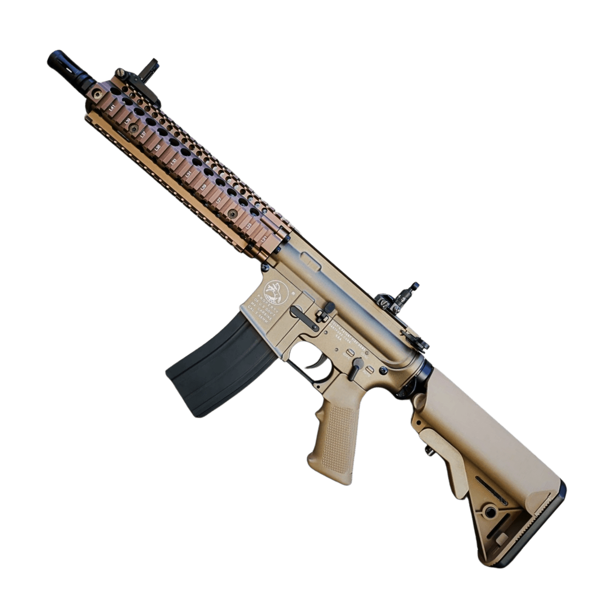 Double Bell MK18 AEG Metal Gel Blaster - Tan
