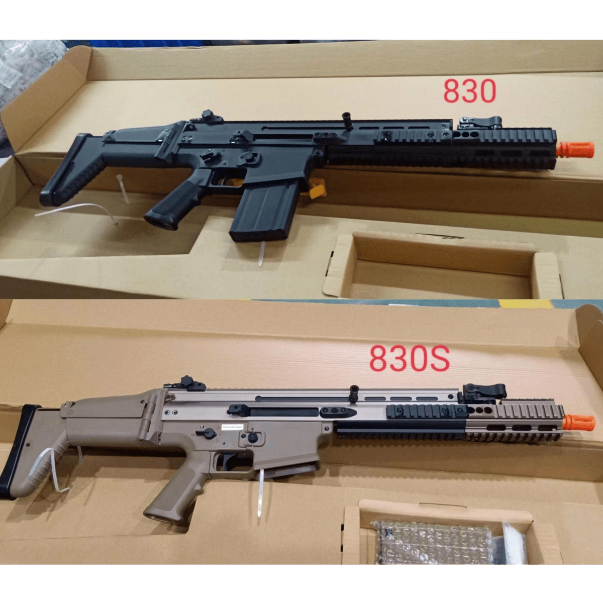 Double Bell SCAR-H AEG MREX Metal Gel Blaster - Black