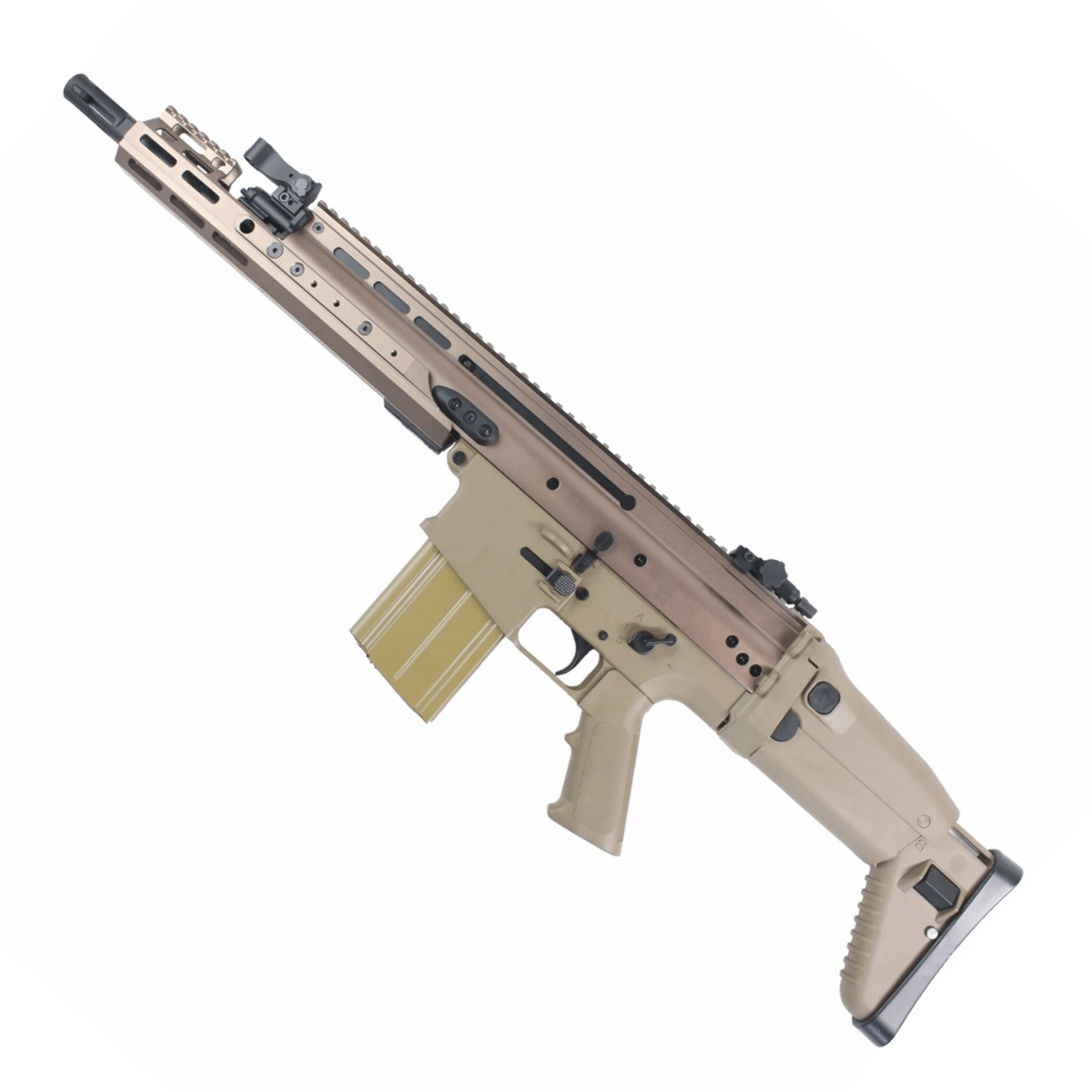 Double Bell SCAR-H AEG MREX Metal Gel Blaster - Tan