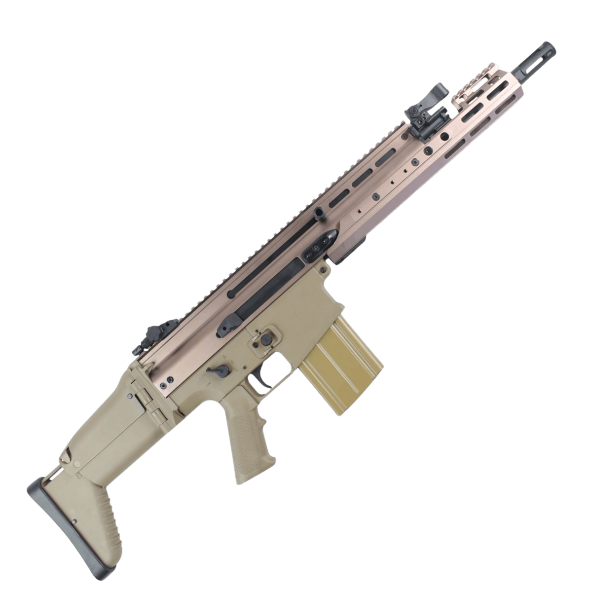 Double Bell SCAR-H AEG MREX Metal Gel Blaster - Tan