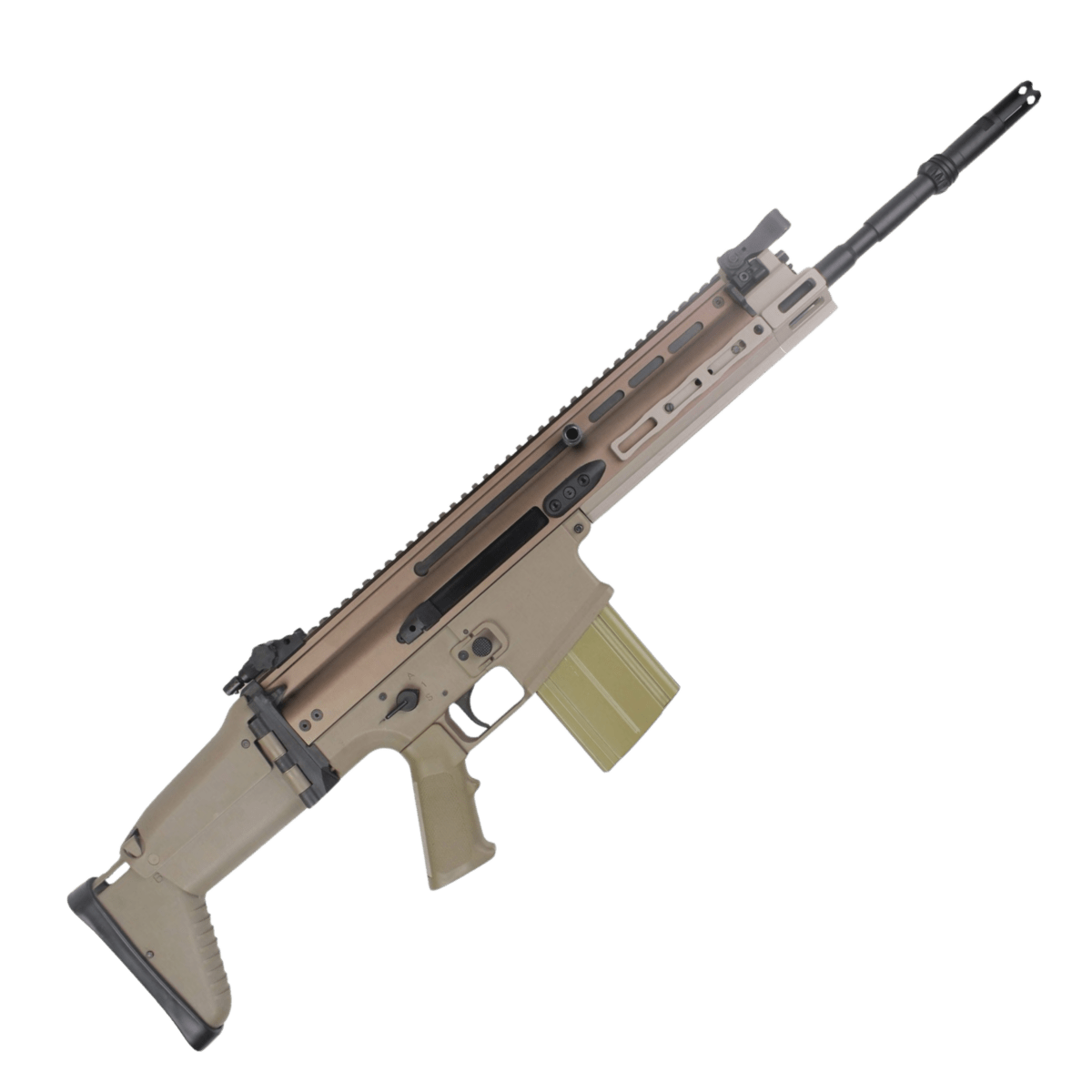 Double Bell SCAR-H  M-LOK / PMM-style Metal AEG Gel Blaster - Tan