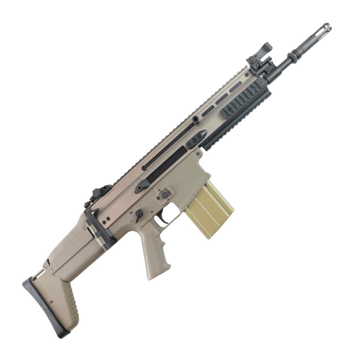 Double Bell SCAR-H Standard / Mk17 Metal AEG Gel Blaster - Tan