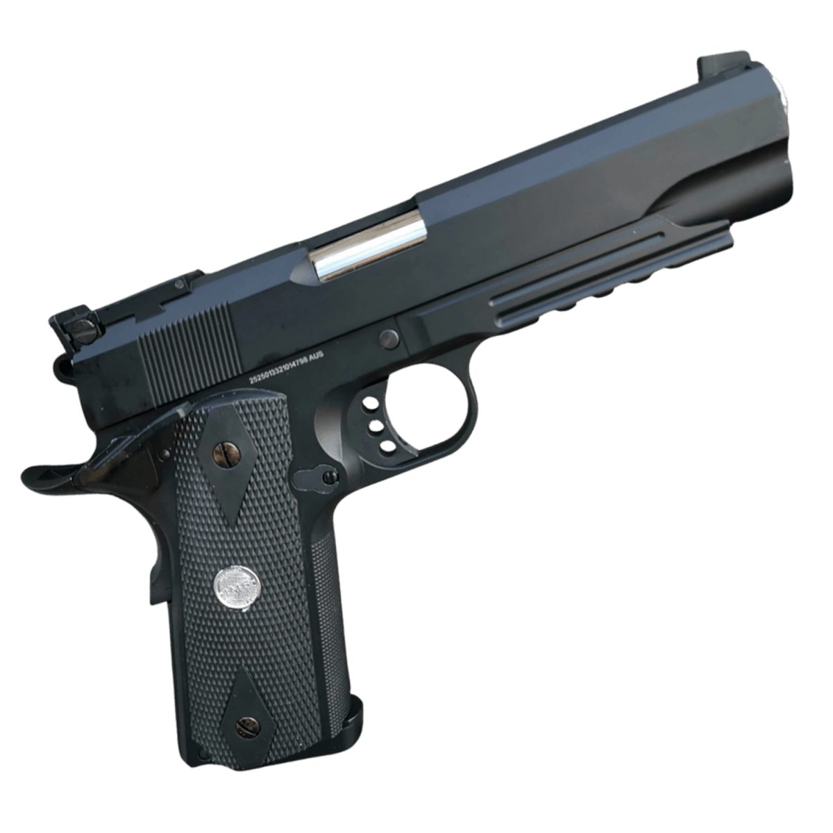 Golden Eagle 1911 Desert Warrior Full Metal Gas Blowback Pistol